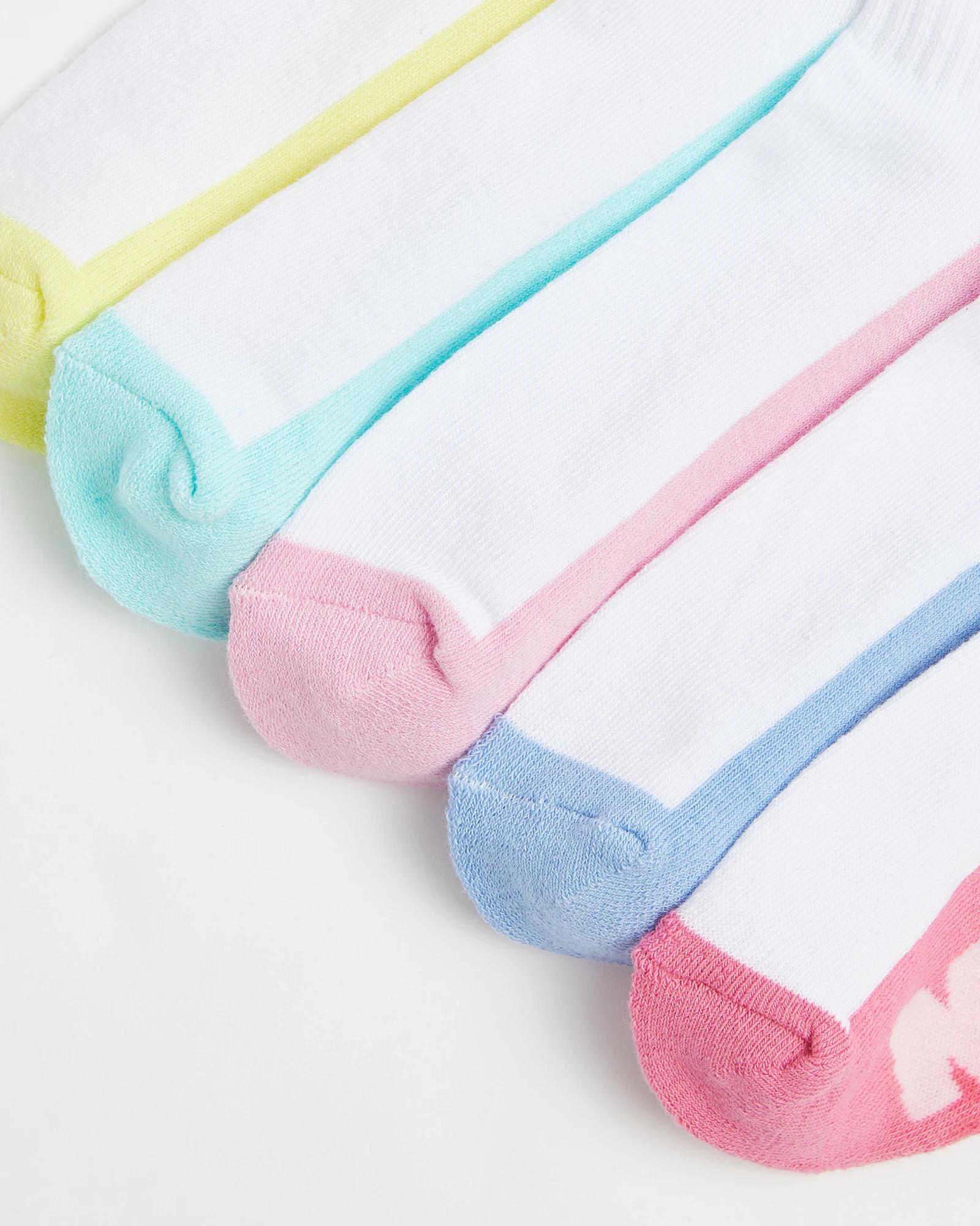 2 Kids Sport Quarter Crew Socks 5 Pack - Maxx WHITE, 2 of 3