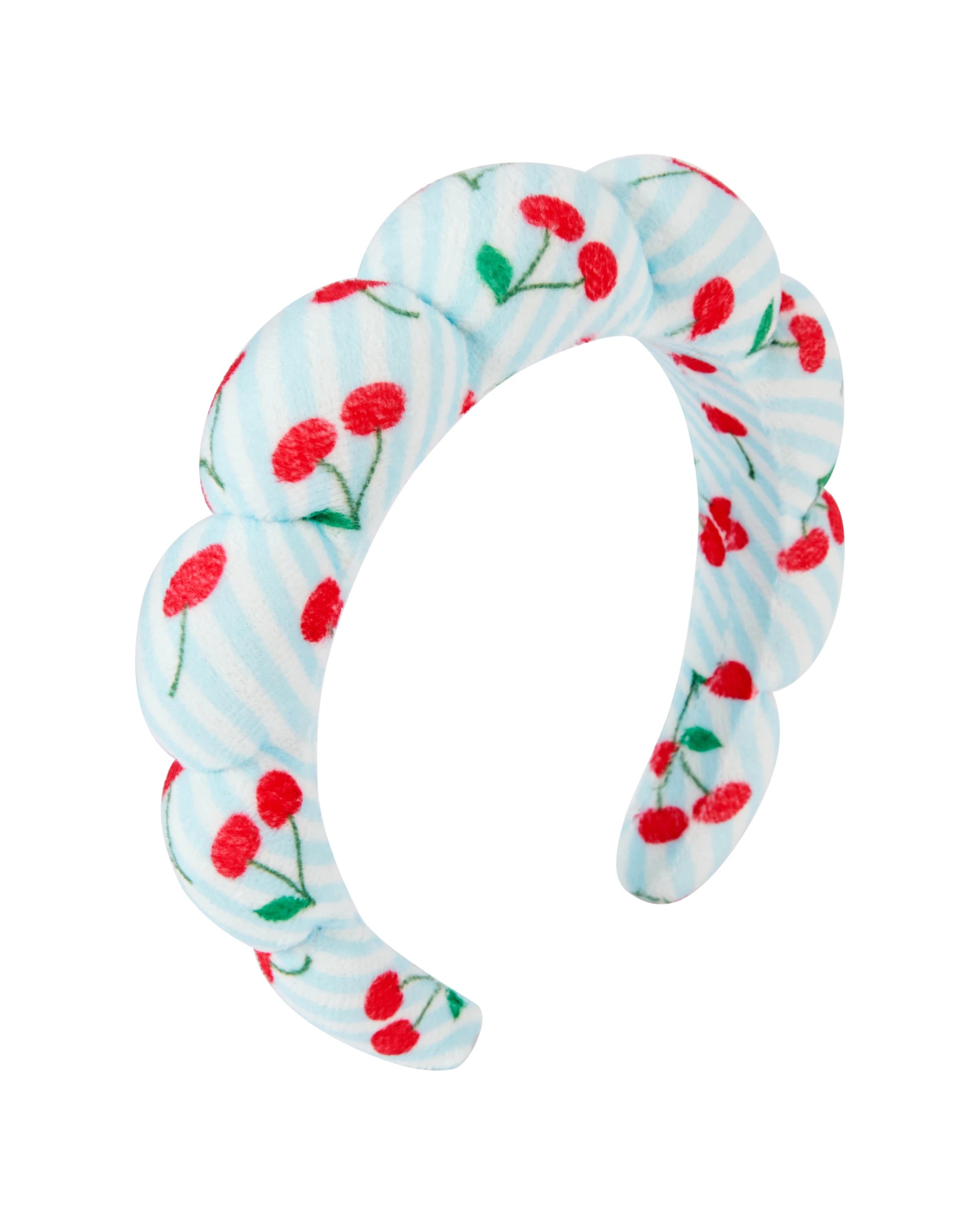 1 OXX Bodycare Scallop Shaped Beauty Headband - Cherry, 1 of 4