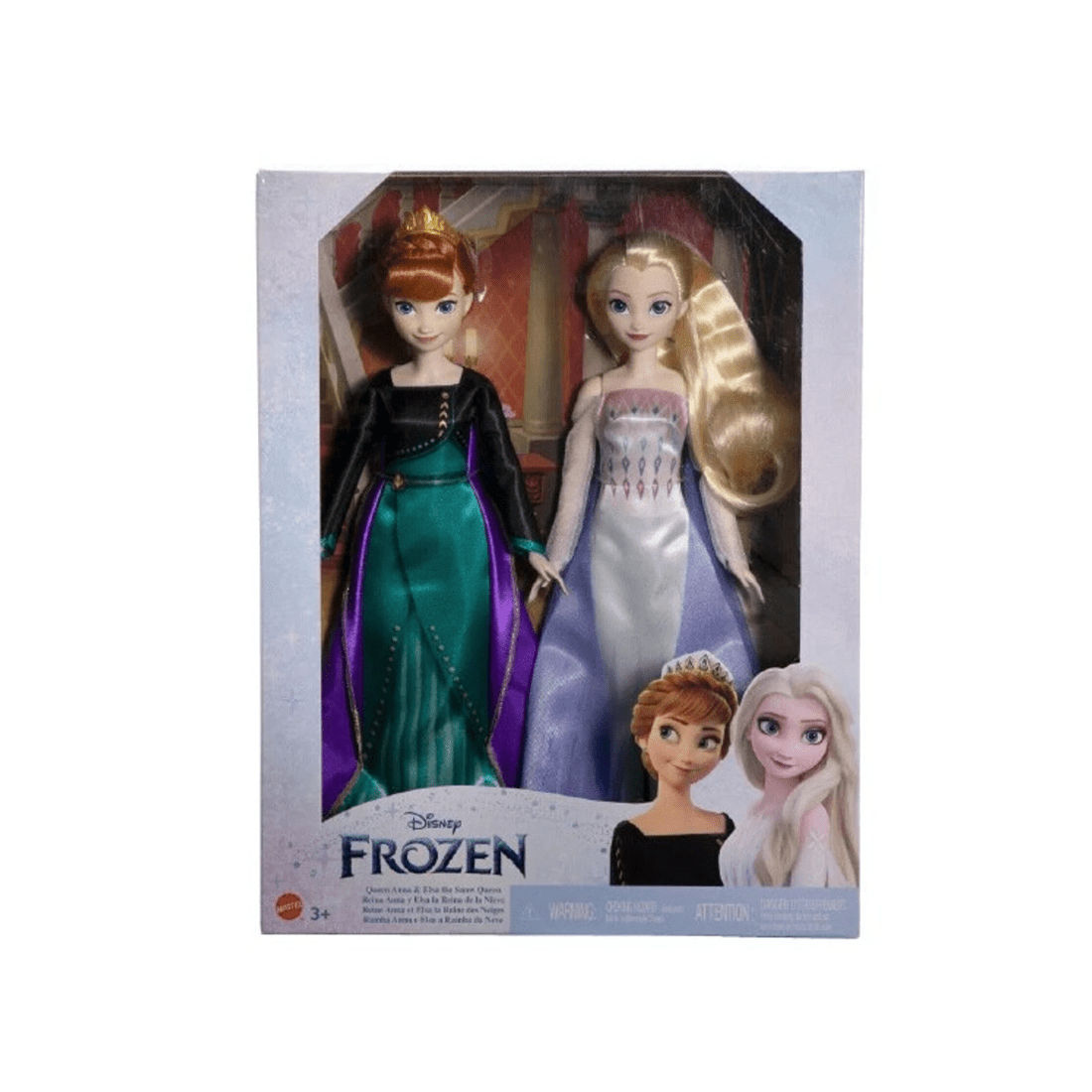 7 Mattel Disney Frozen 2 Queen Anna and Elsa the Snow Queen Fashion Doll Set, 7 of 7