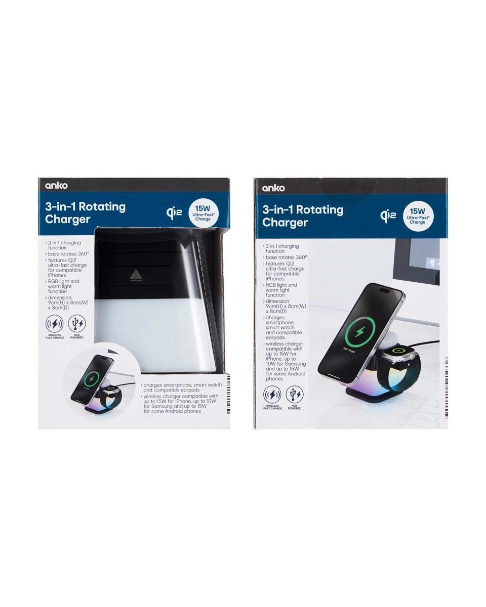 10 Qi2 3-In-1 Wireless Rotating Charger & Light, 10 of 10