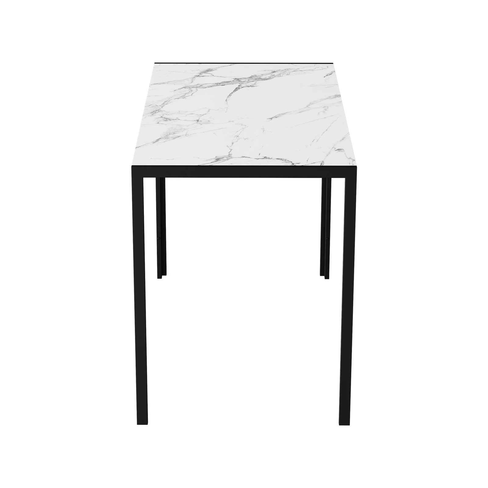 7 Oikiture 120cm Dining Table Rectangular Kitchen Table With Metal Leg
 - Multi, 7 of 9