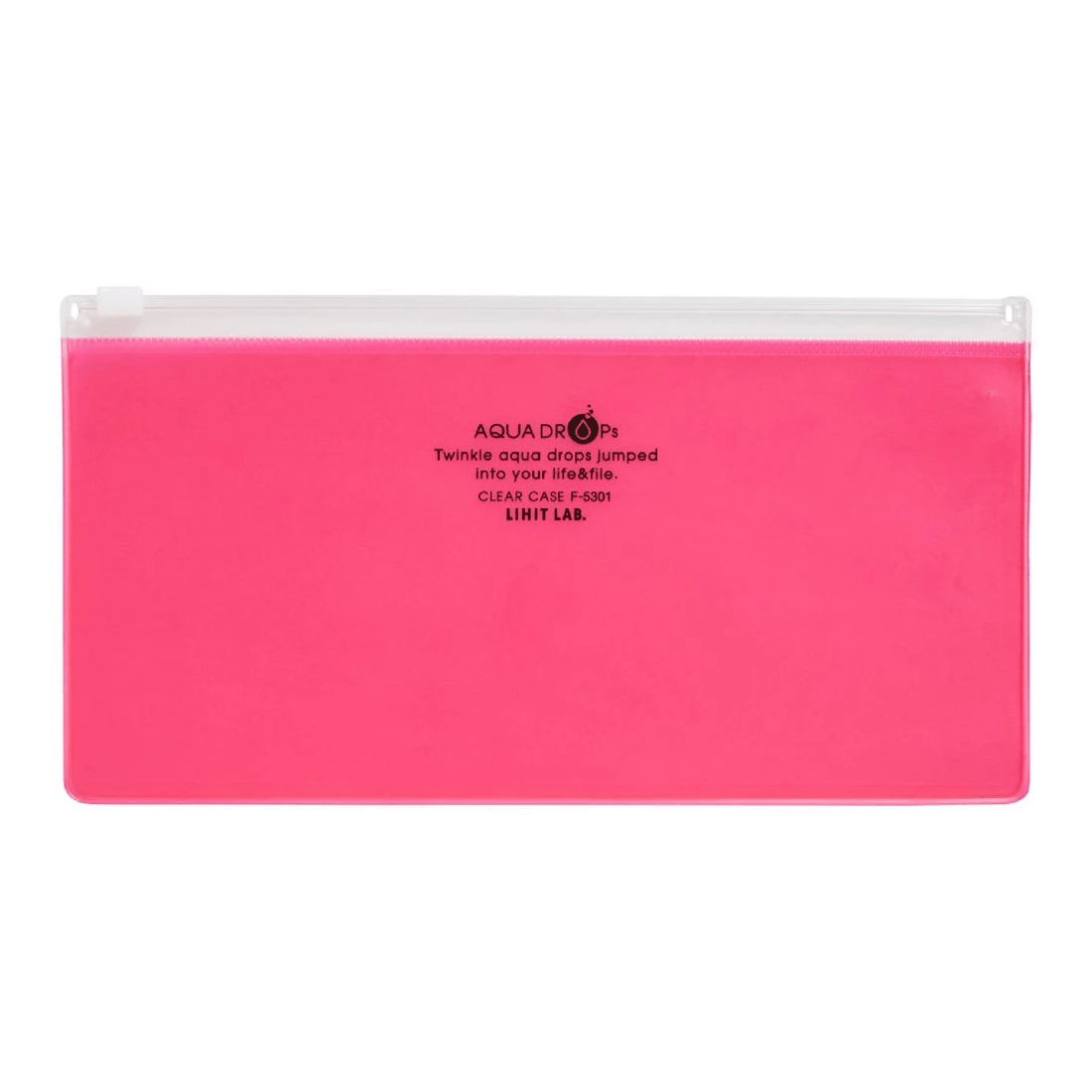 1 Aqua Drops Zip Wallet Open Pencil Case Red, 1 of 1