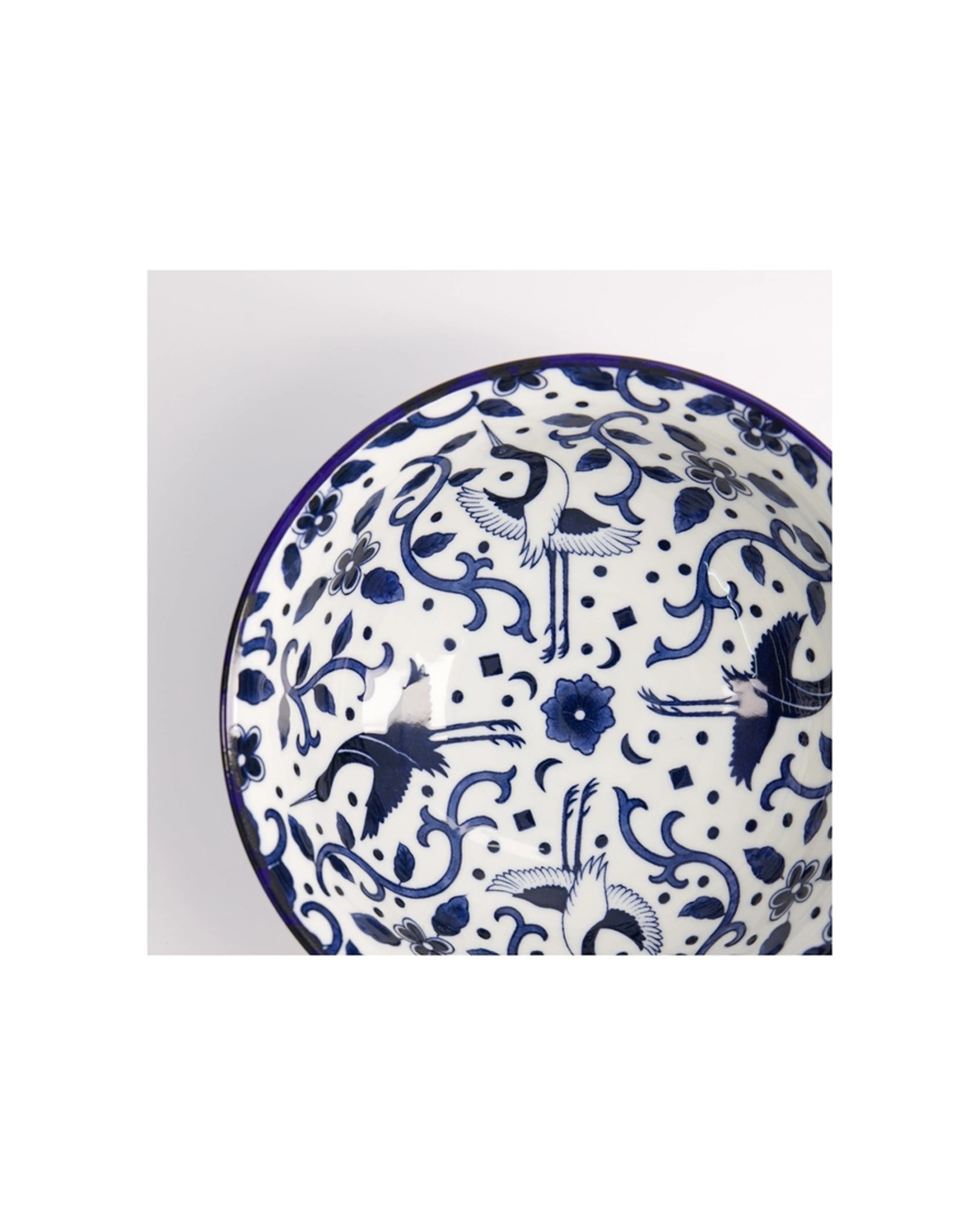 4 Tokyo Design Tokyo Maizuru Ramen Bowl 21x8.5cm Microwave Dishwasher Safe - Blue, 4 of 4