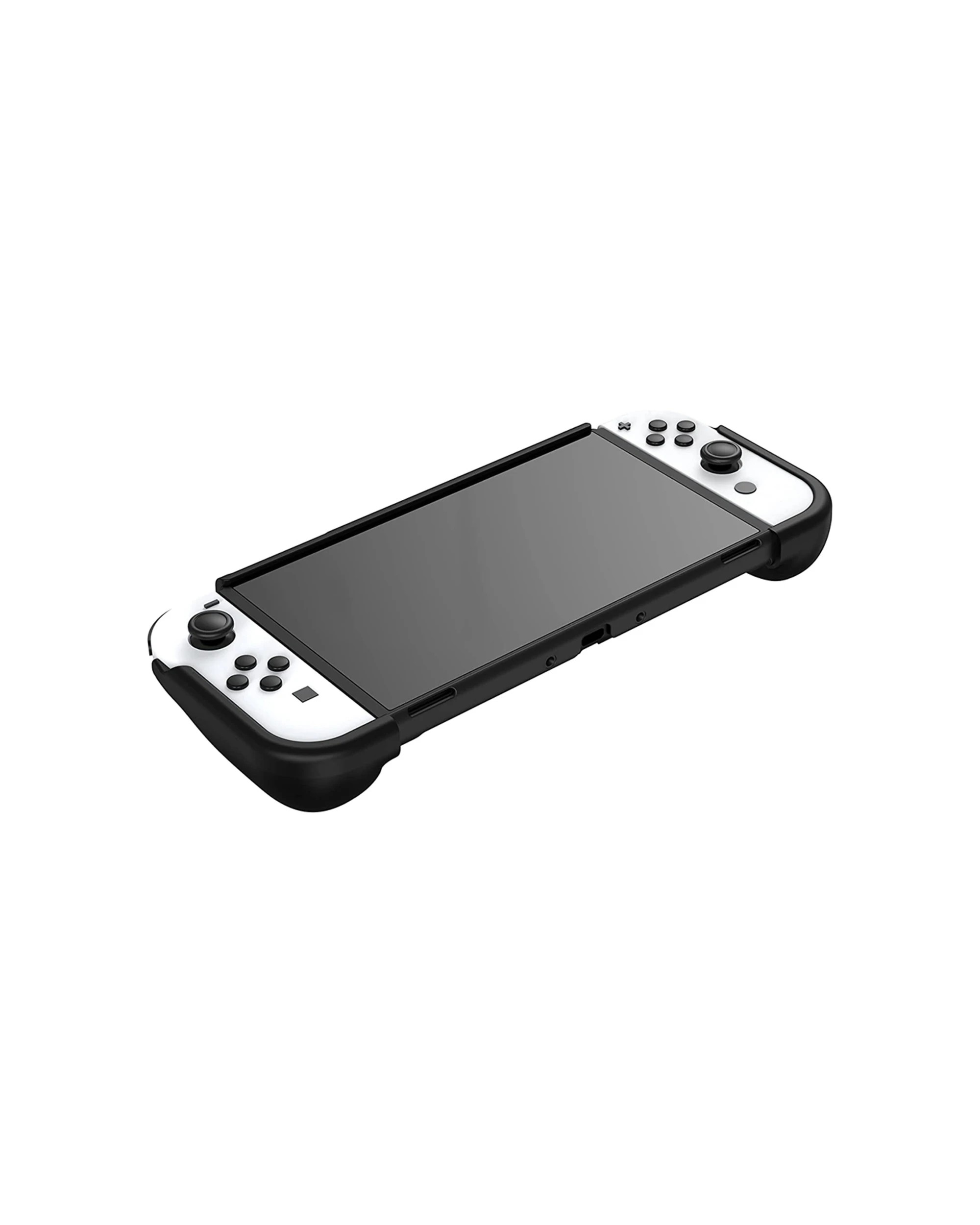 2 3RD EARTH Protection Case Nintendo Switch OLED Foldable Stand Game Card Storage
 - black, 2 of 3