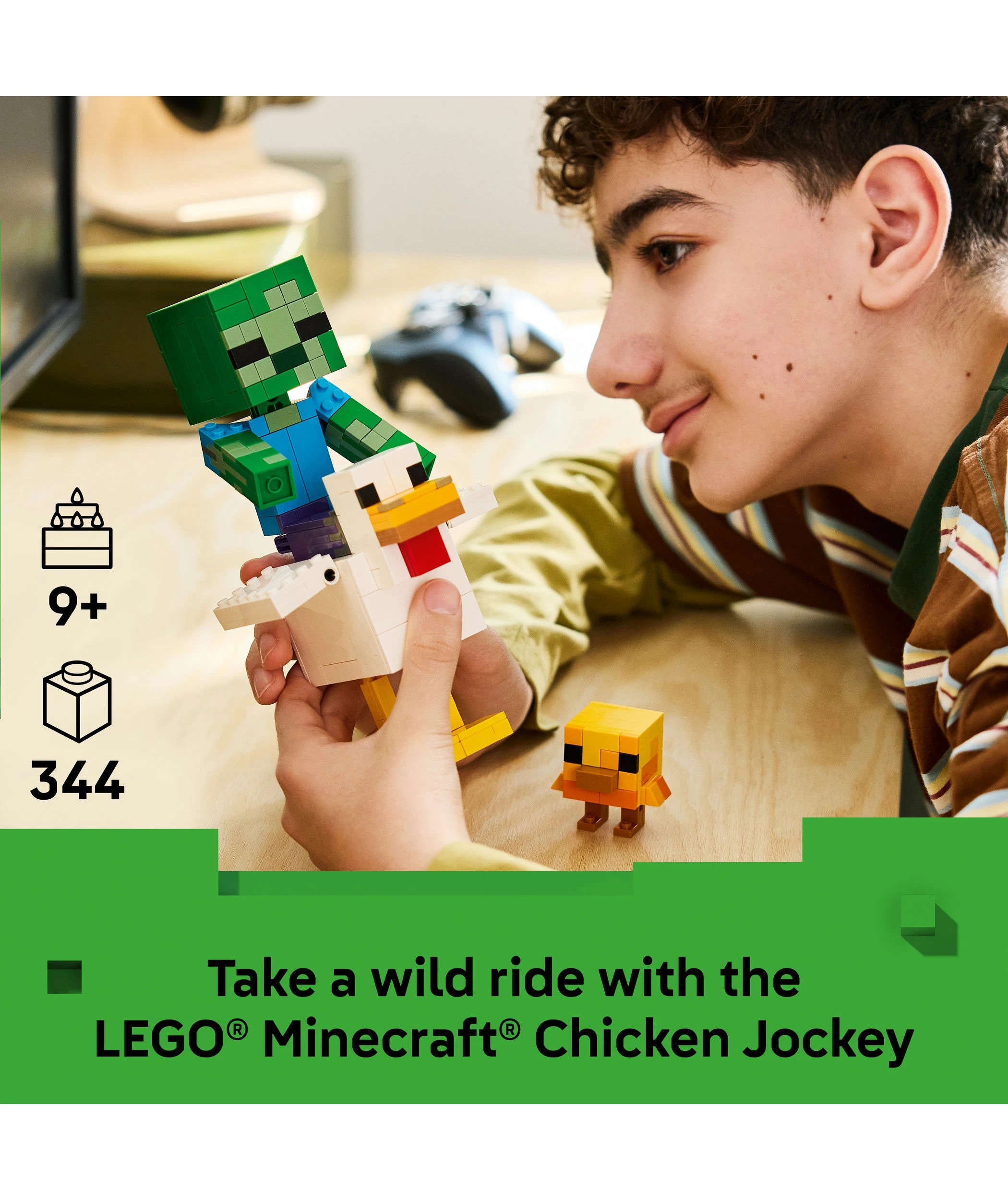 3 LEGO Minecraft Chicken Jockey 21582, 3 of 10