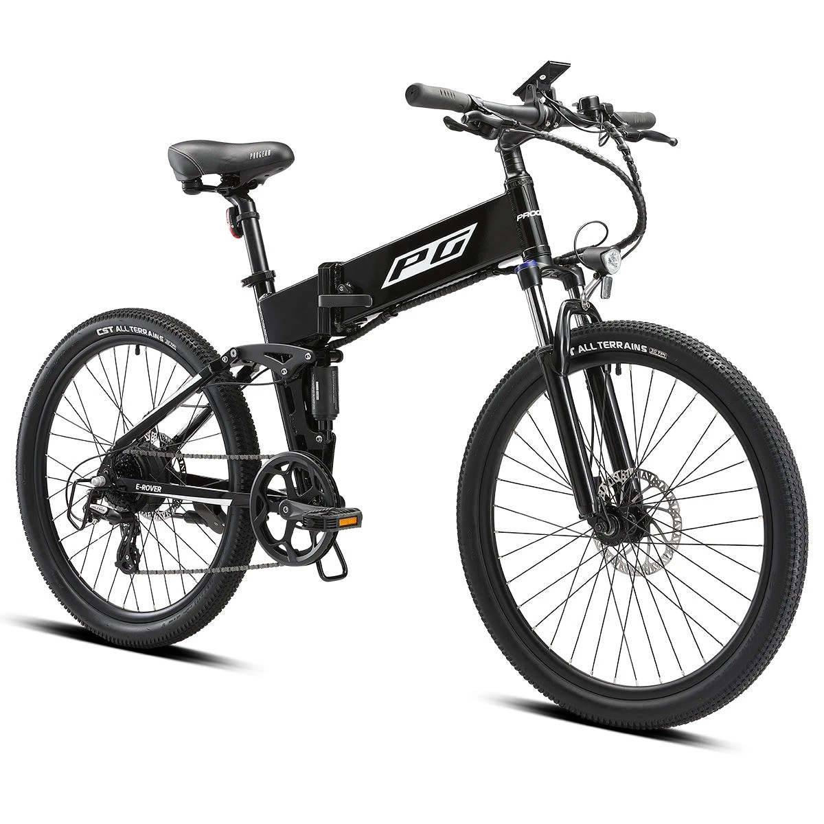 1 Progear E-Rover Electric Folding MTB 26" - Gloss Black, 1 of 9