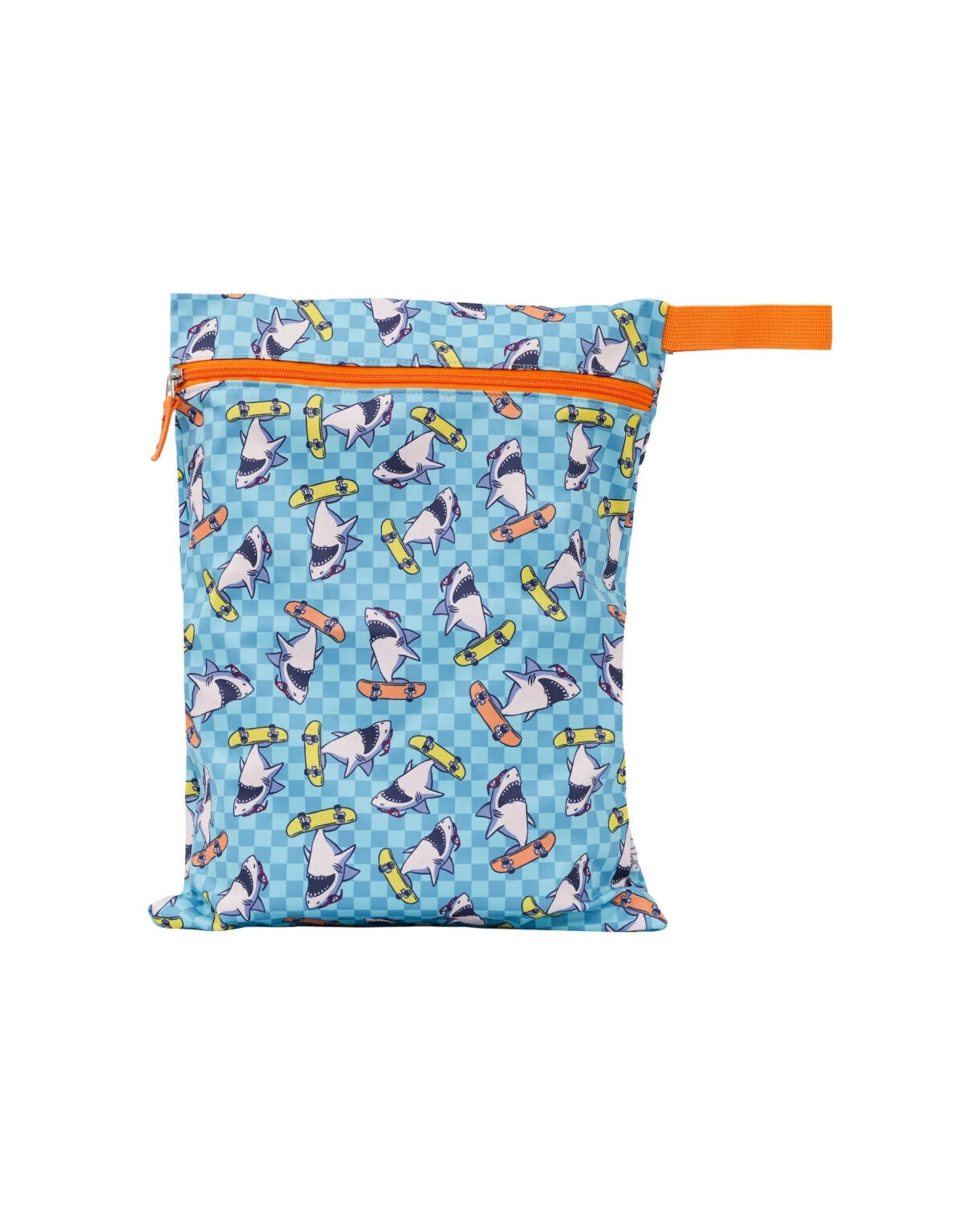2 Splosh 2PK Out & About Dino Waterproof Kids/Children Wet Bag 40x30cm - Blue, 2 of 6
