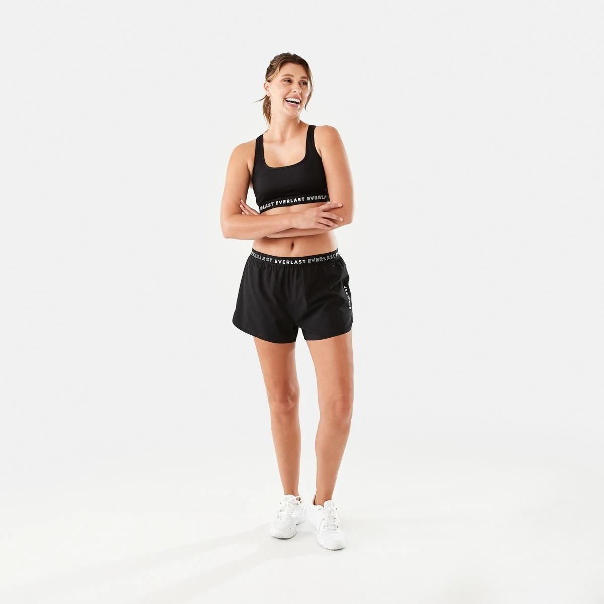 8 Everlast Womens Racer Back Crop Top EVERLAST BLACK, 8 of 8