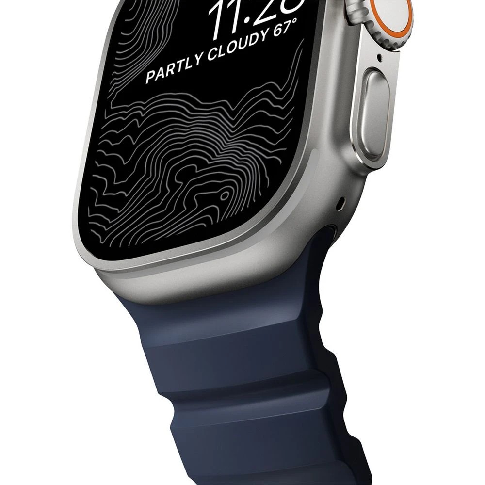 3 Nomad Apple Watch Band Rocky Point 44-46mm Blue, 3 of 4
