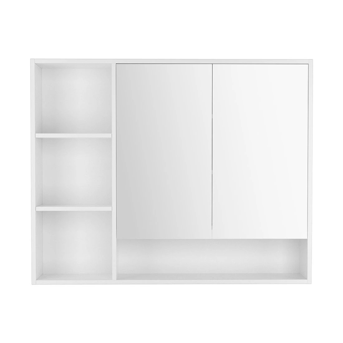 1 Cefito Bathroom Mirror Cabinet 100CM Vanity Medicine Wall Mounted Storage - White, 1 of 5