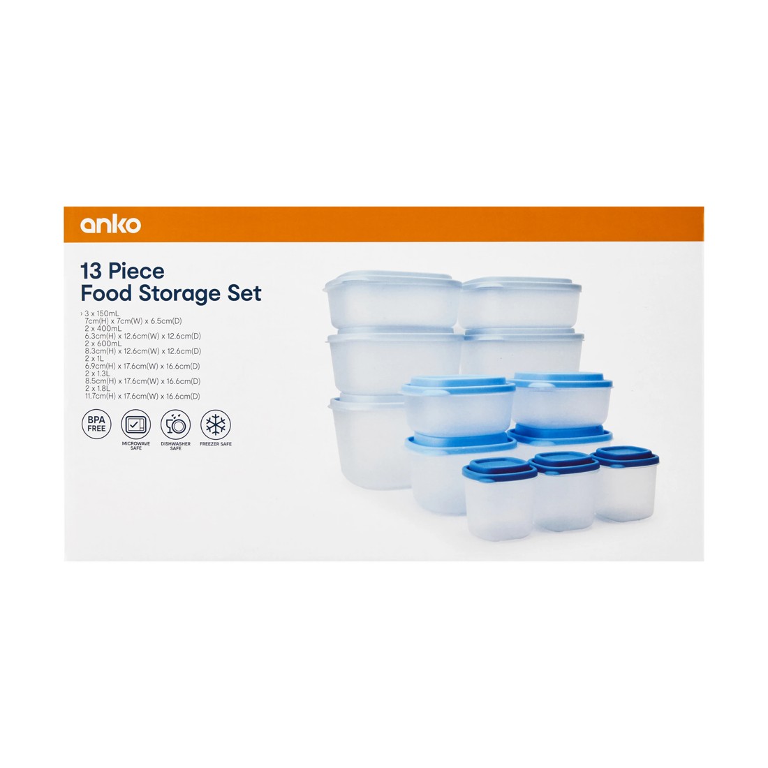 9 13 Piece Food Storage Set, 9 of 9