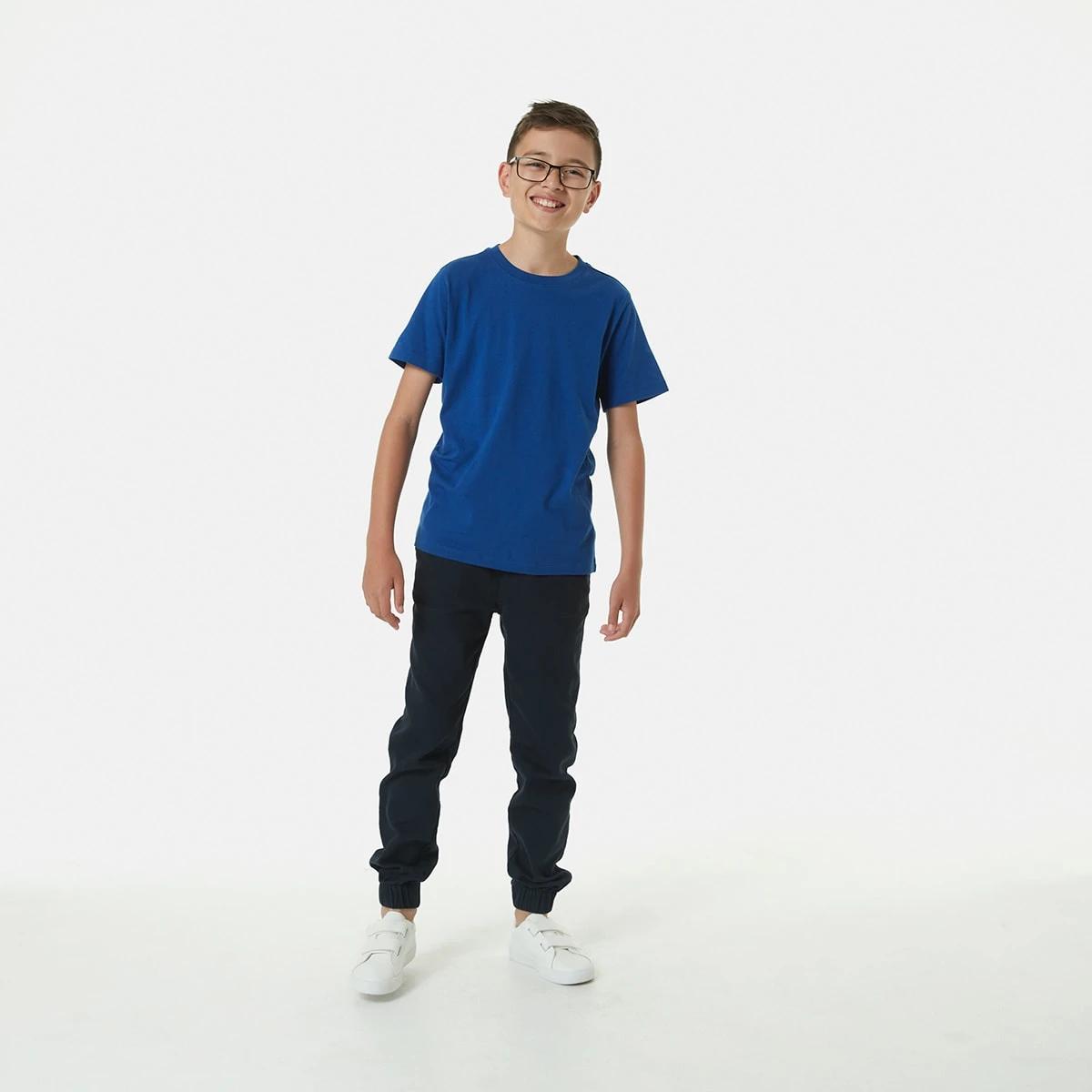 5 Short Sleeve Plain T-shirt ROYAL BLUE, 5 of 8