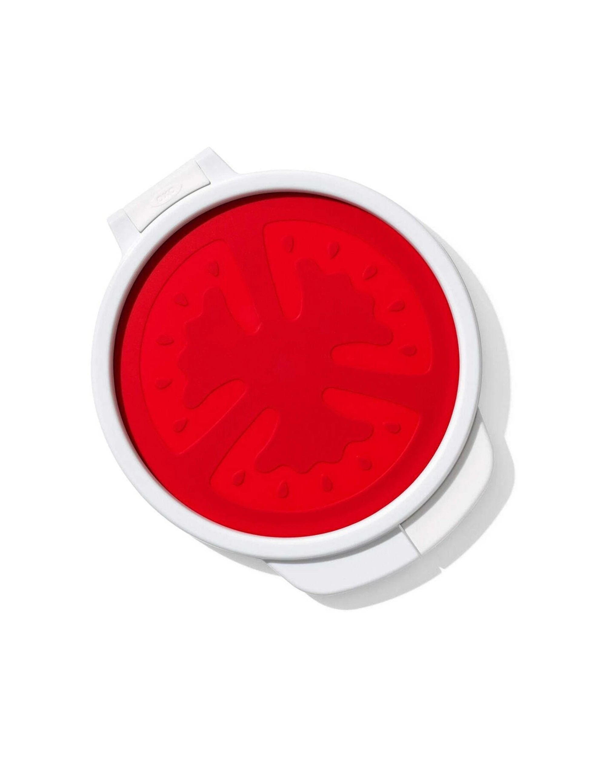 1 Oxo Good Grips Silicone Cut and Keep Tomato Saver Kitchen Food Storage - Red, 1 of 1