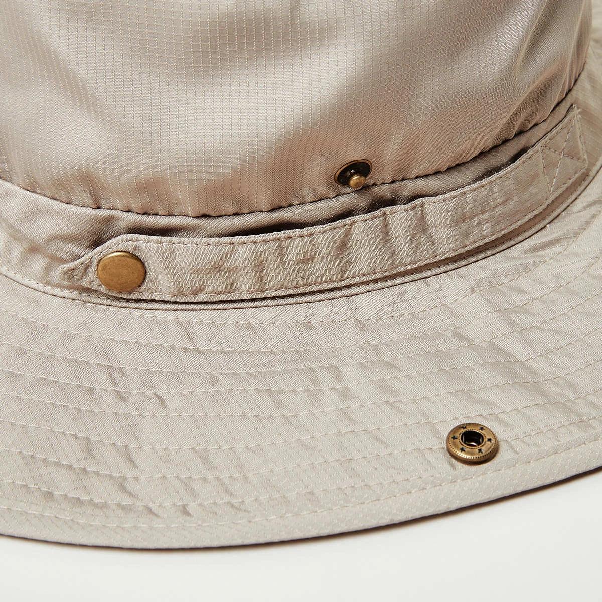 5 Wide Brim Fabric Hat Stone, 5 of 7