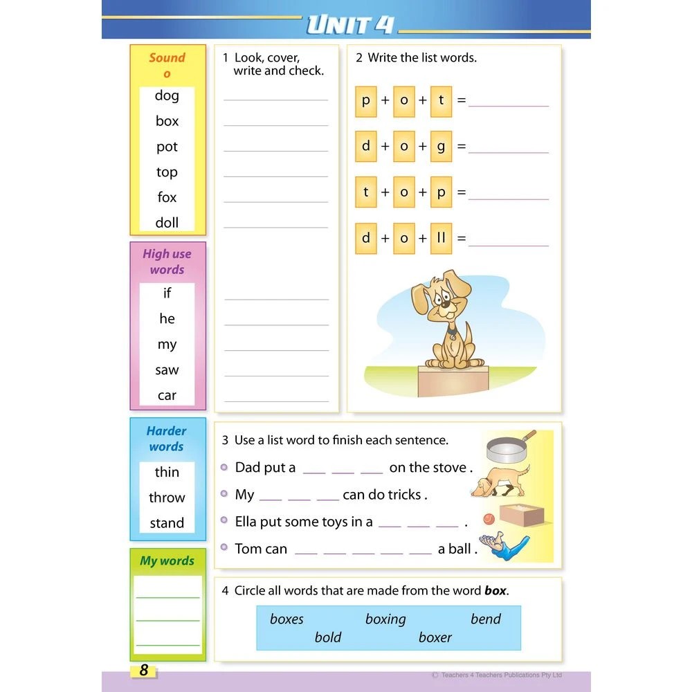 3 Spelling Conventions Book 1, 3 of 4