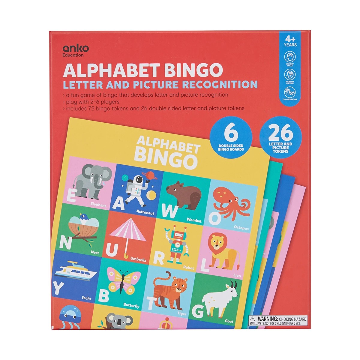 1 Alphabet Bingo, 1 of 9
