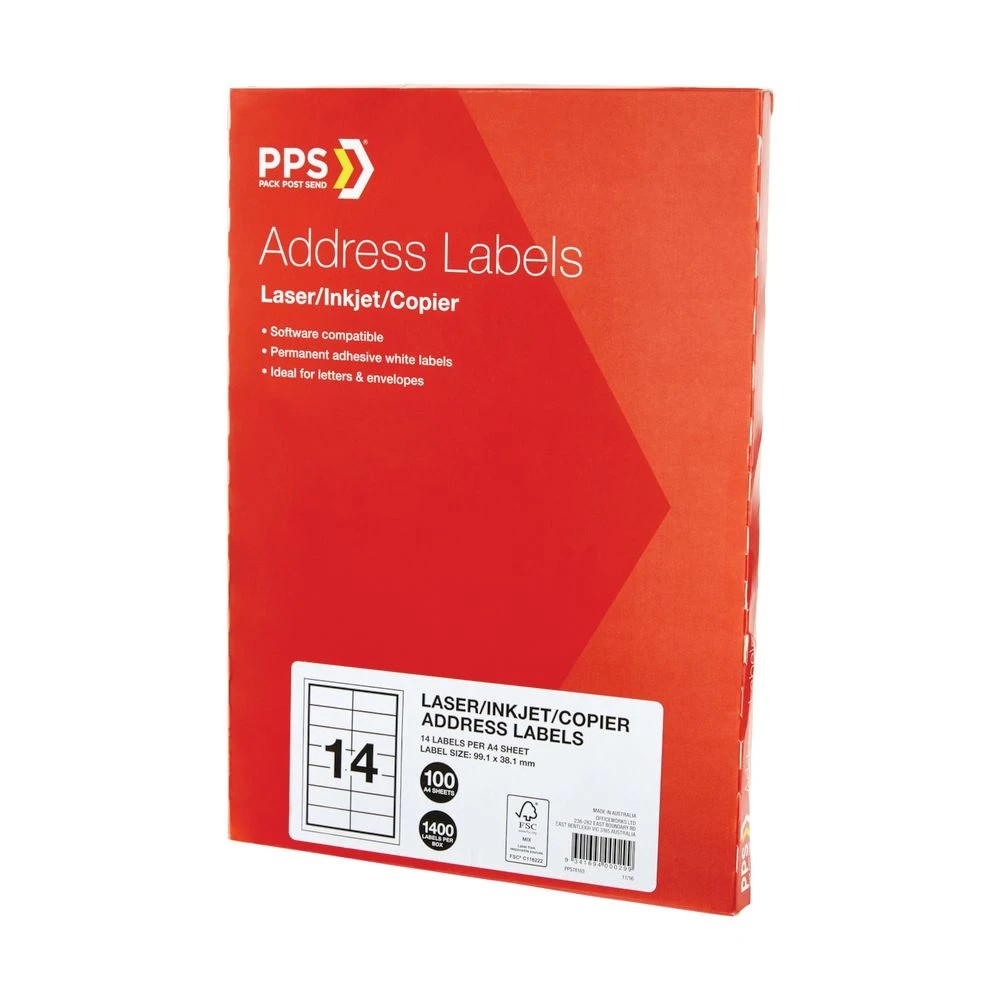 3 PPS Inkjet Laser Address Labels 14UP 100 Sheets, 3 of 3