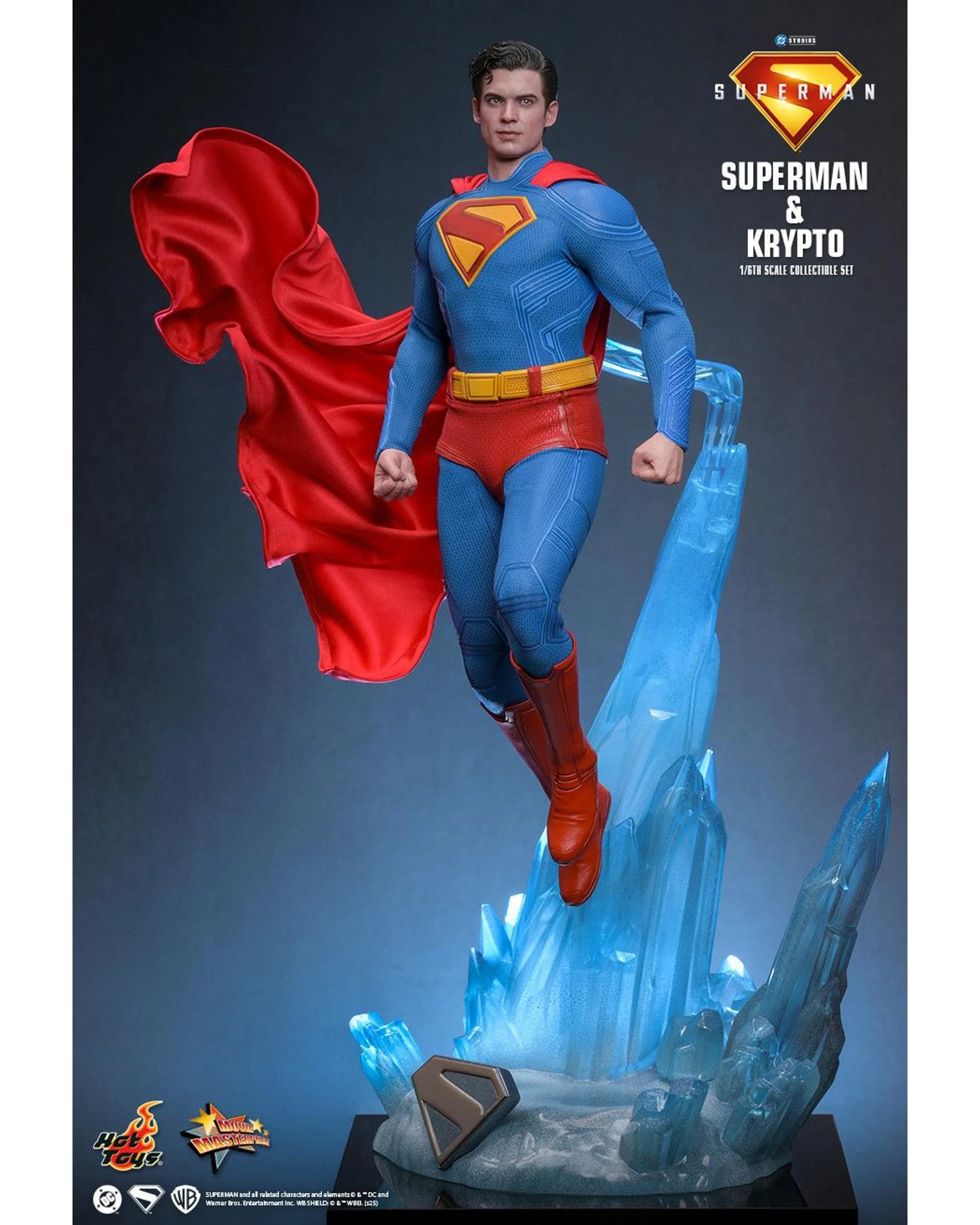 4 Hot Toys Superman - 2025 -  Superman and Krypto 1:6 Scale 12 inch Action Figure Set, 4 of 10