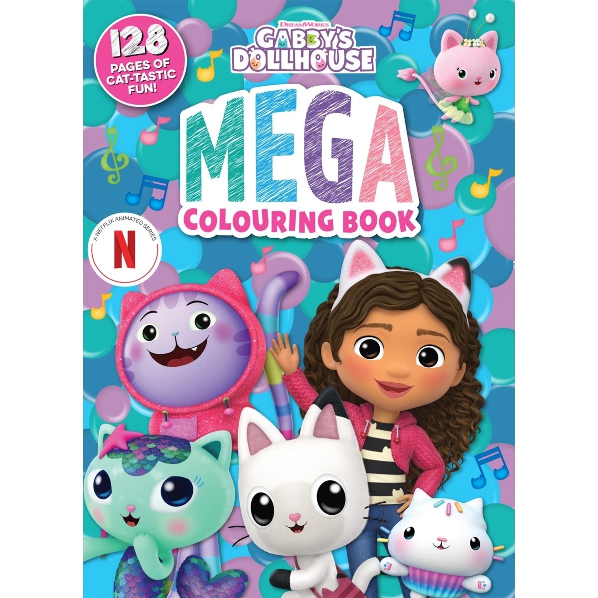 1 DreamWorks Gabby's Dollhouse Mega Colouring Book