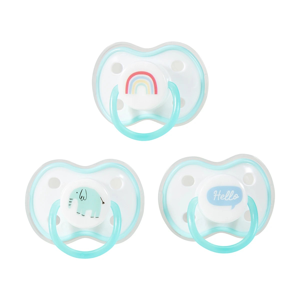 1 3 Pack Silicone Soothers, 1 of 8