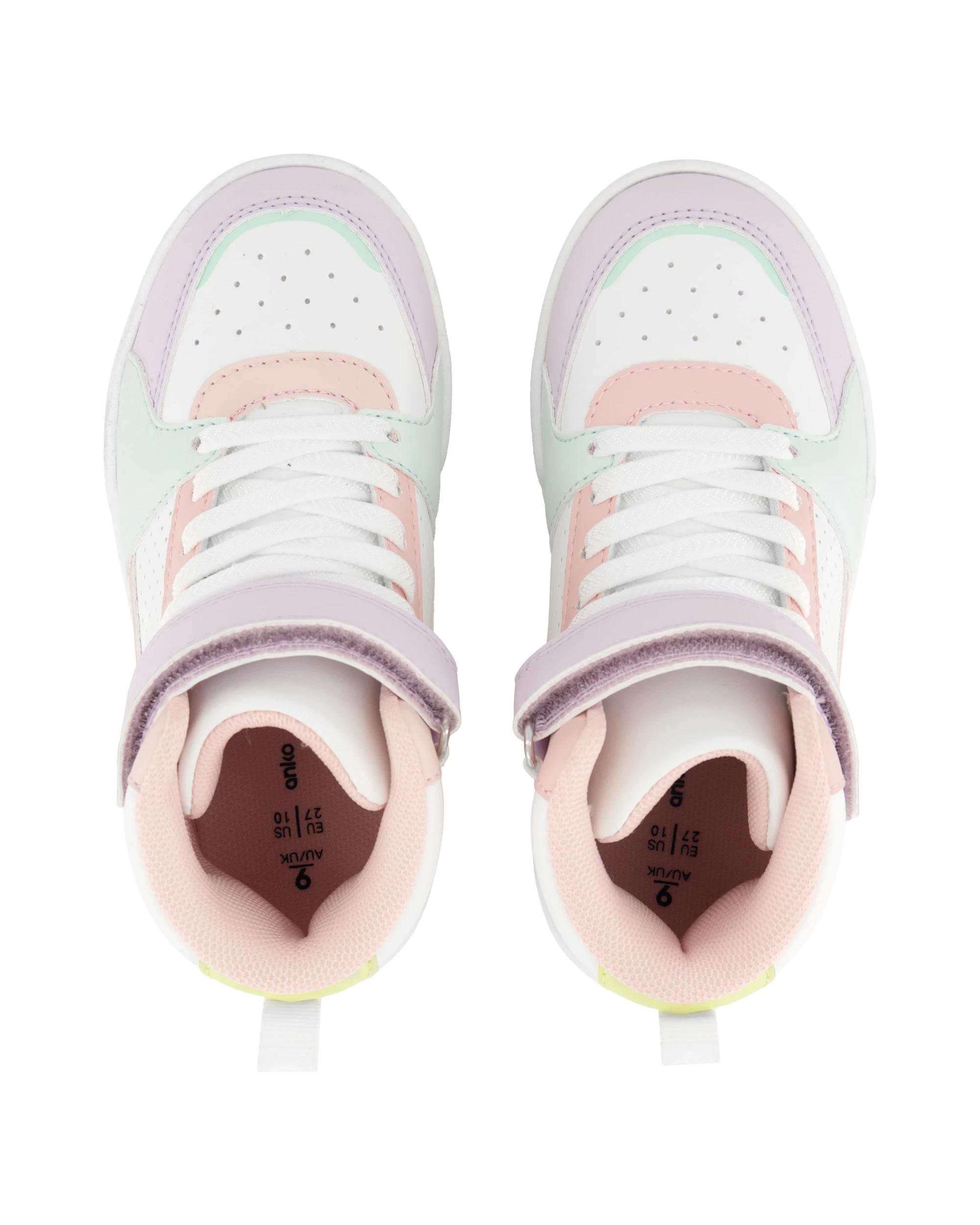 2 Junior High Top Sneakers Pastels, 2 of 5