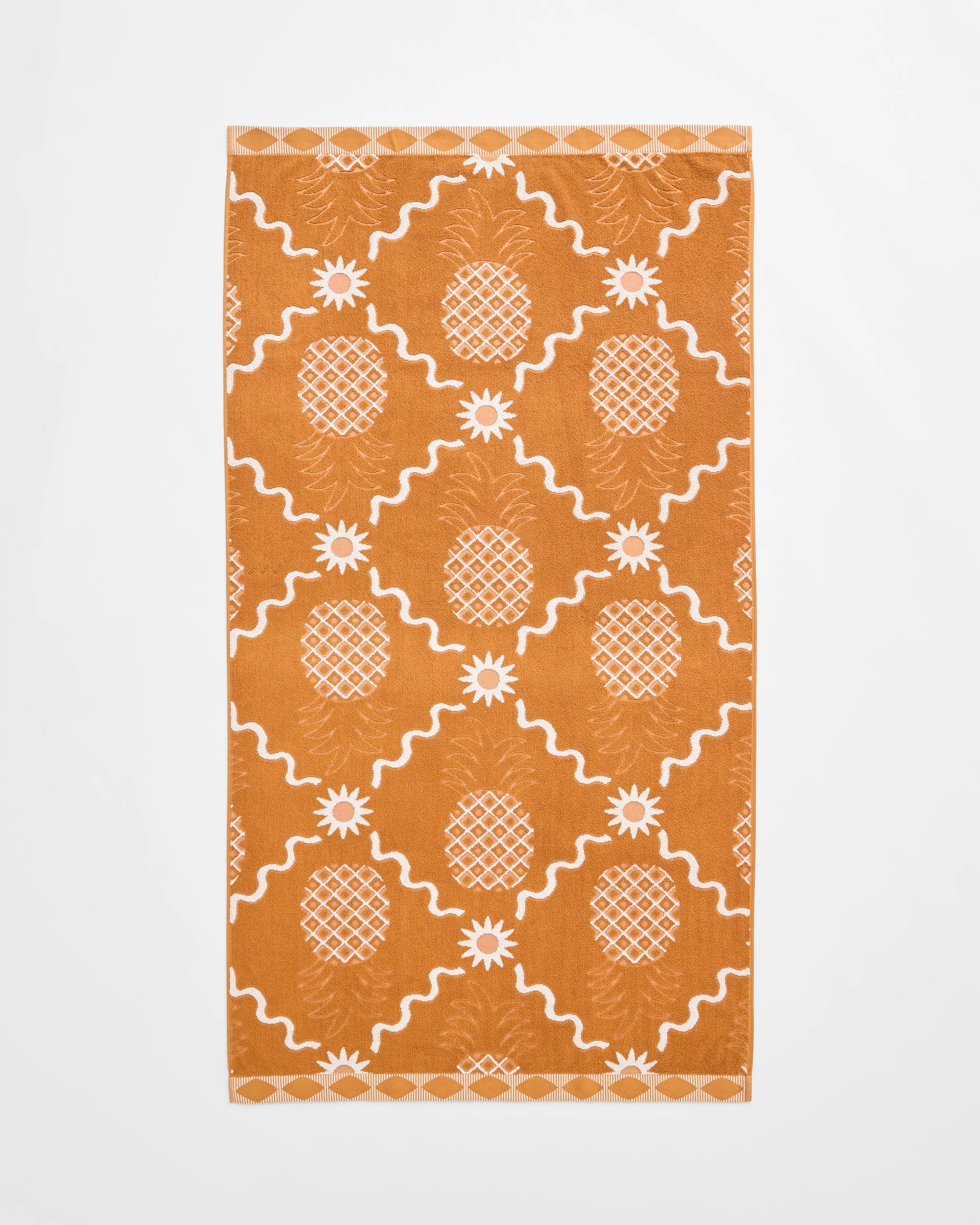1 Target Print Beach Towel - Pineapple
 - Yellow, 1 of 1