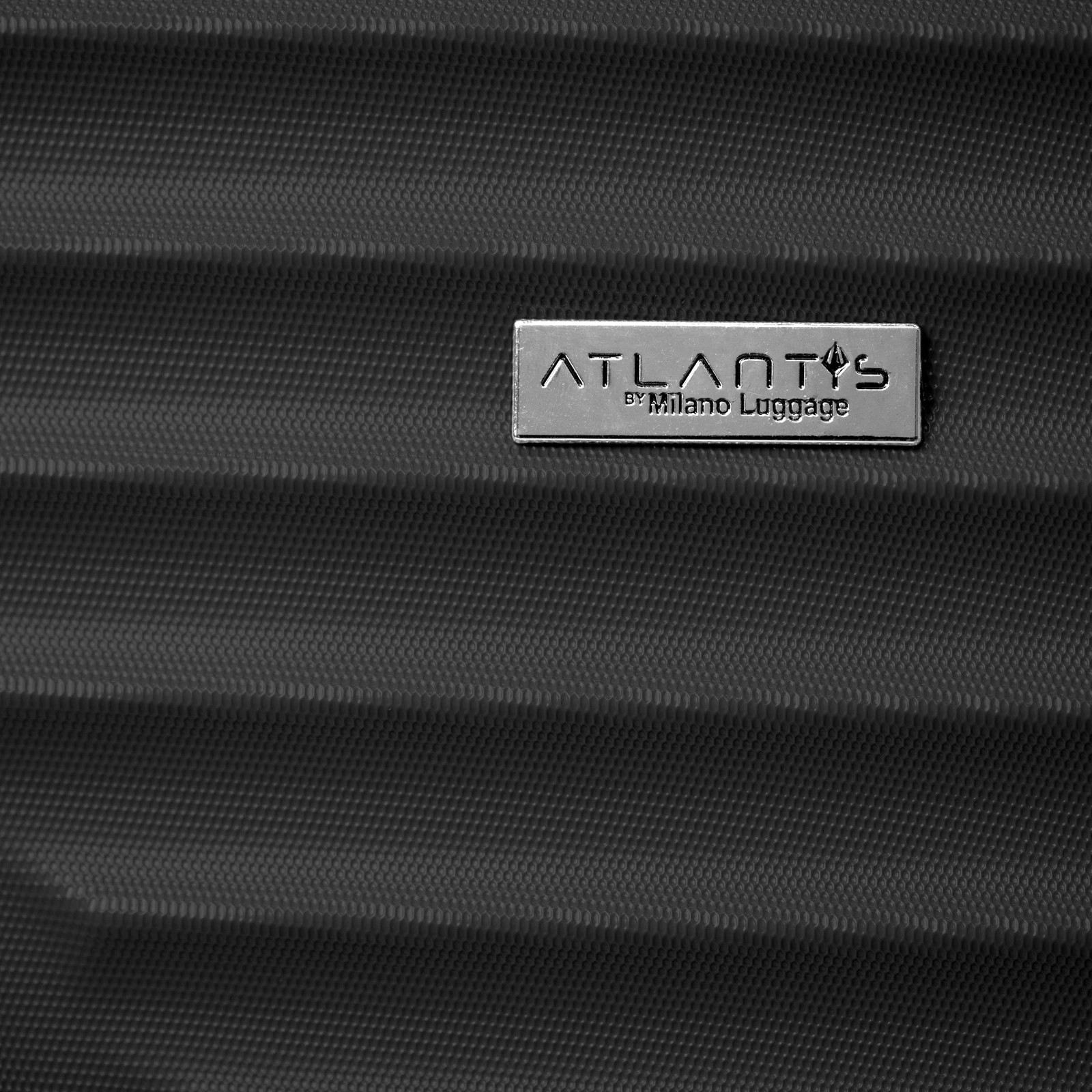 8 Milano Décor Atlantis Luggage 3 Piece Set TSA Lock Luxury Hard Case Travel Suitcase - Black, 8 of 9