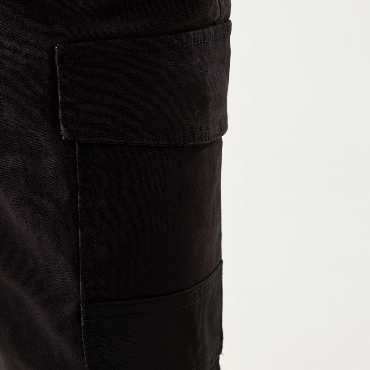 6 Knee Length Work Shorts BLACK, 6 of 8