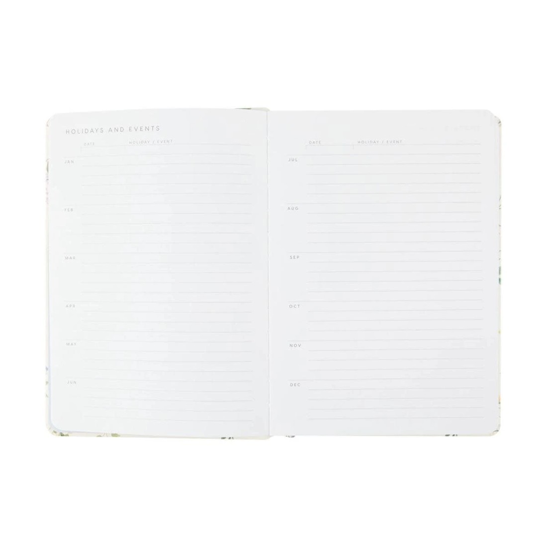 2 2026 A5 Daily Diary - Flower, 2 of 8