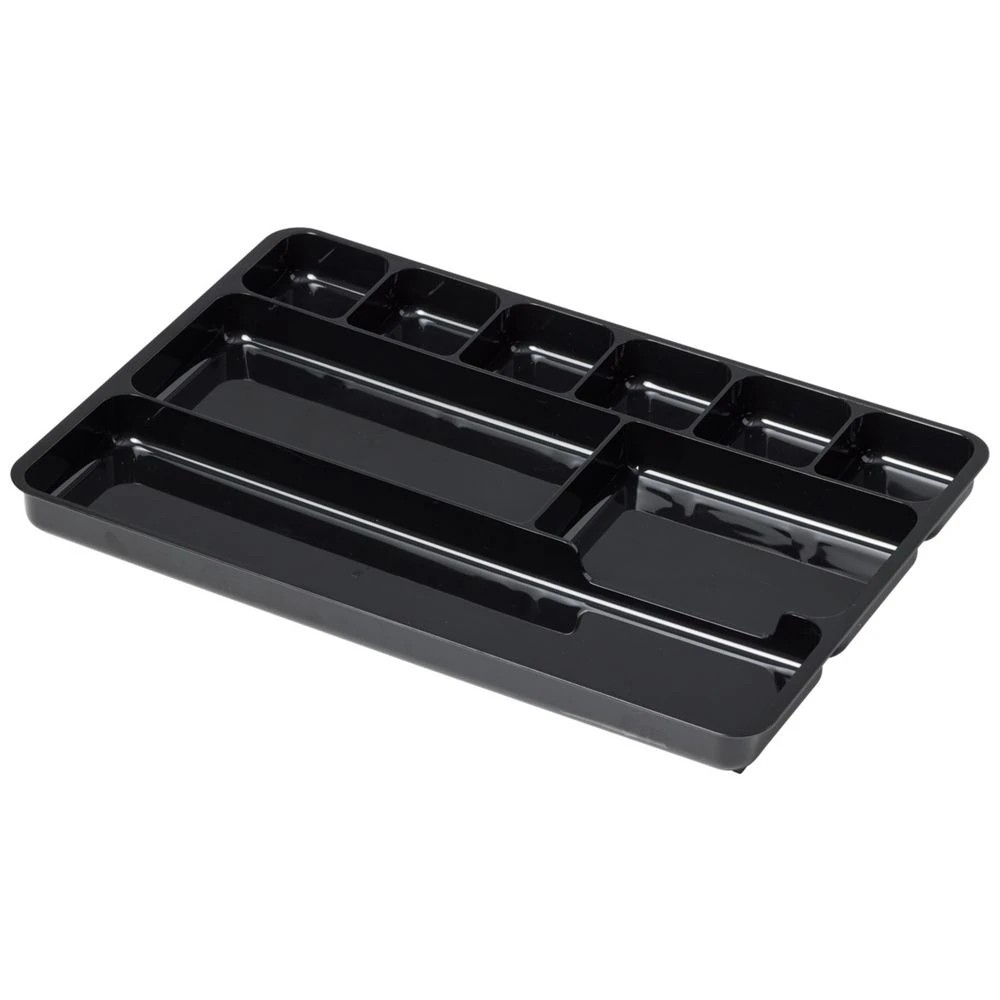 1 J.Burrows Desk Drawer Organiser Black, 1 of 1