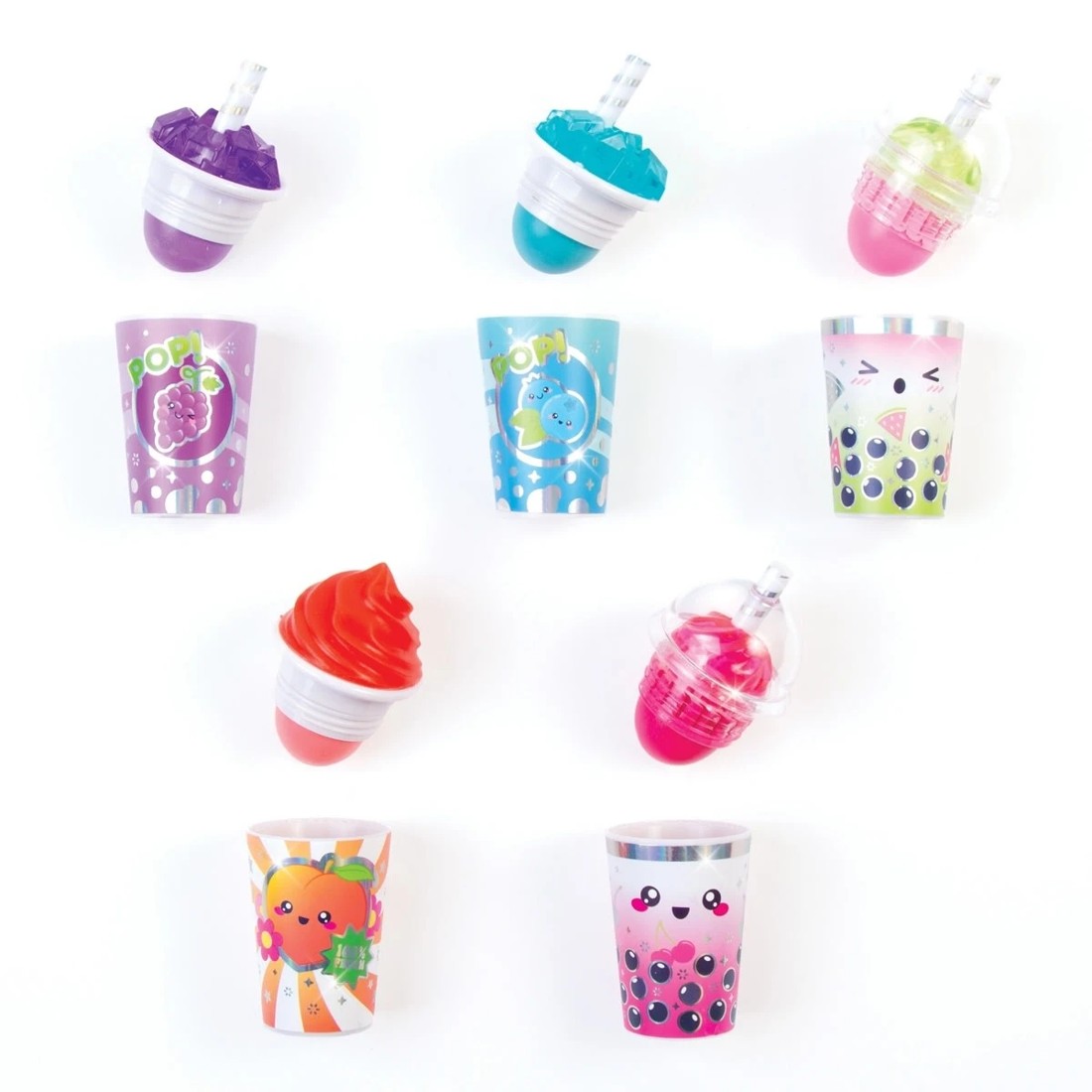 4 8 Piece Make It Real Fruity Beauty Cosmetics Vending Machine Set, 4 of 9