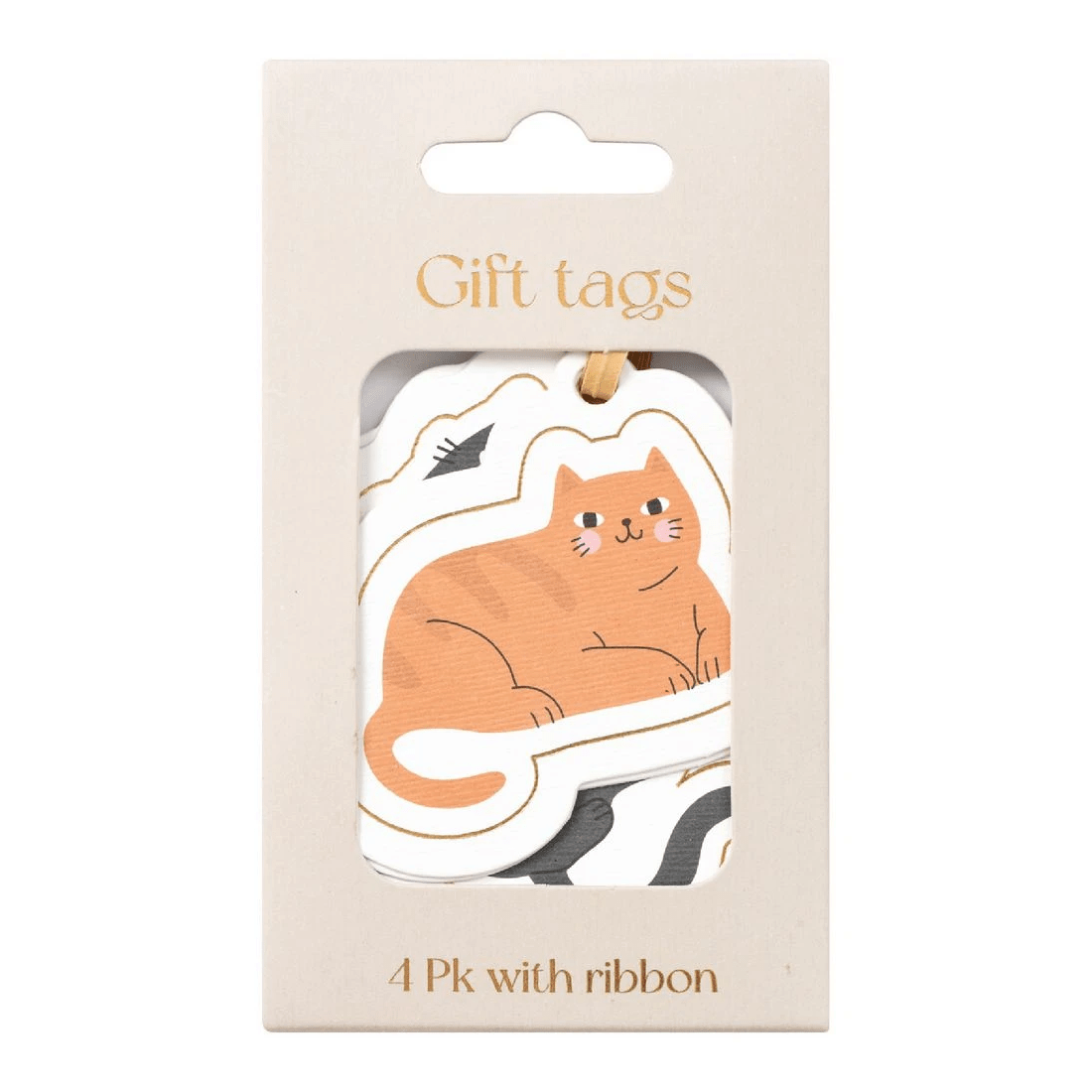 1 Otto Gift Tags Cats 4 Pack, 1 of 2