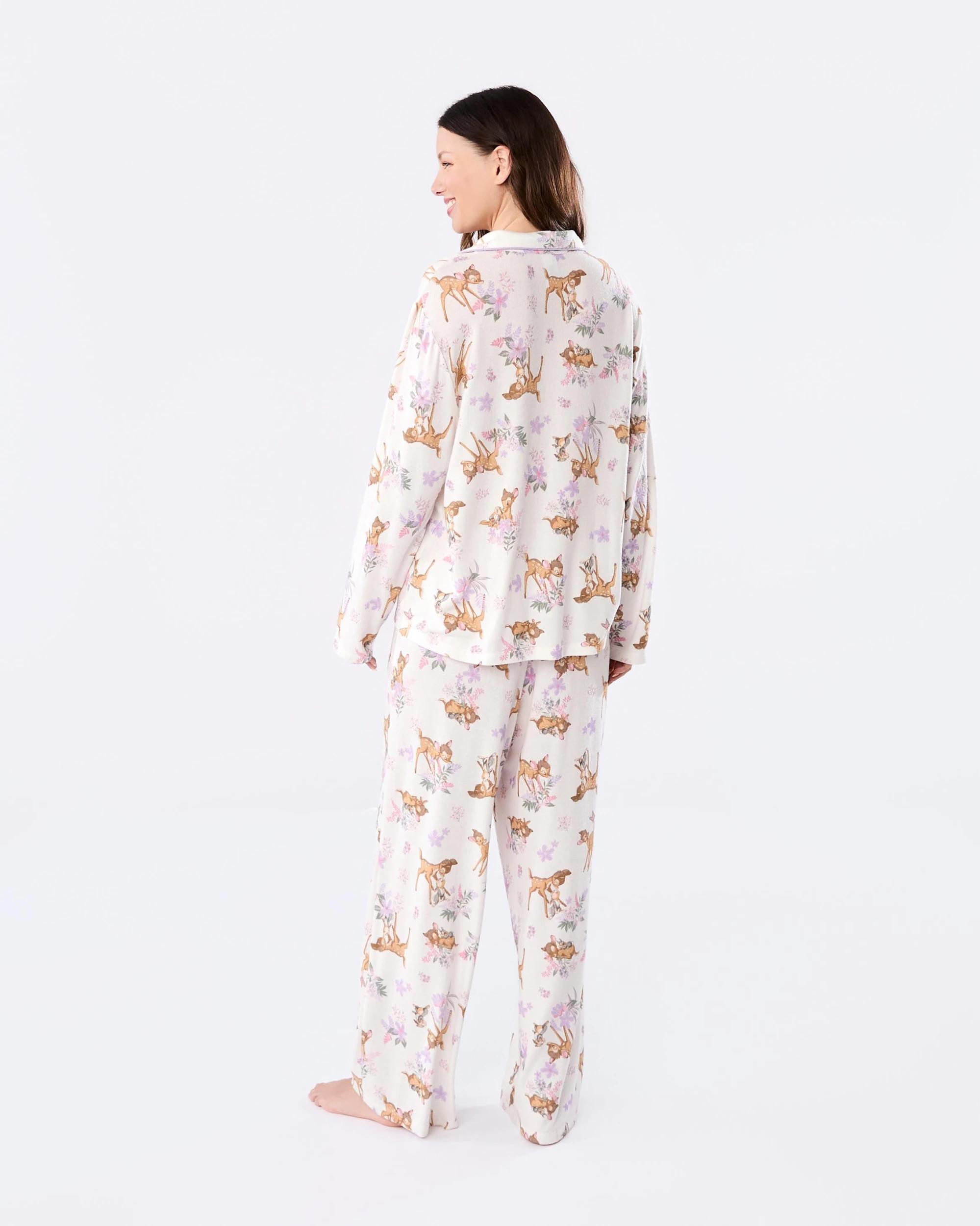 3 Bambi License Long Sleeve Top and Pants Supersoft Pyjama Set Bambi, 3 of 5