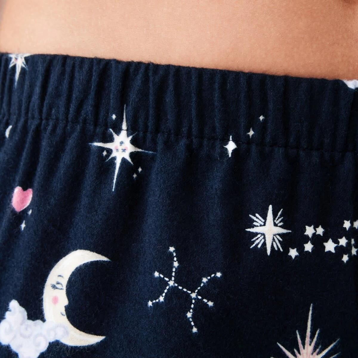 4 Printed Flannel Pants Cosmic, 4 of 5