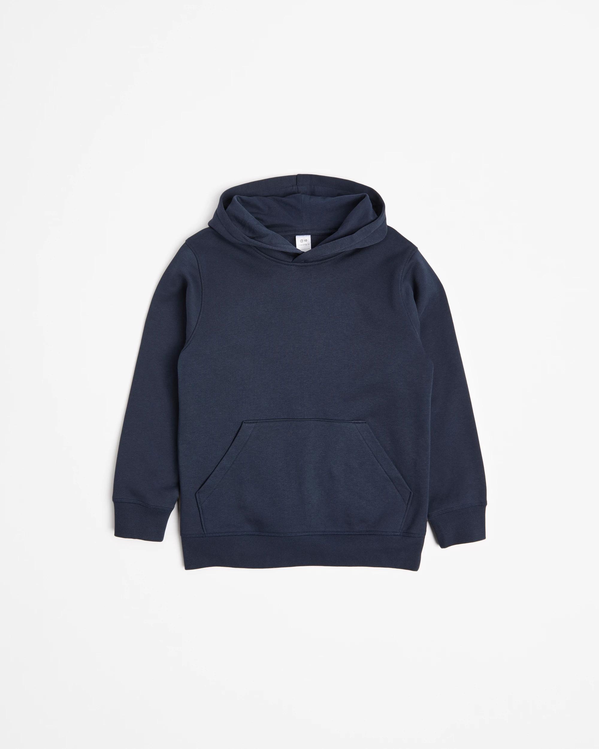 1 Target Australian Cotton School Hoodie NAVY BLUE, 1 of 3