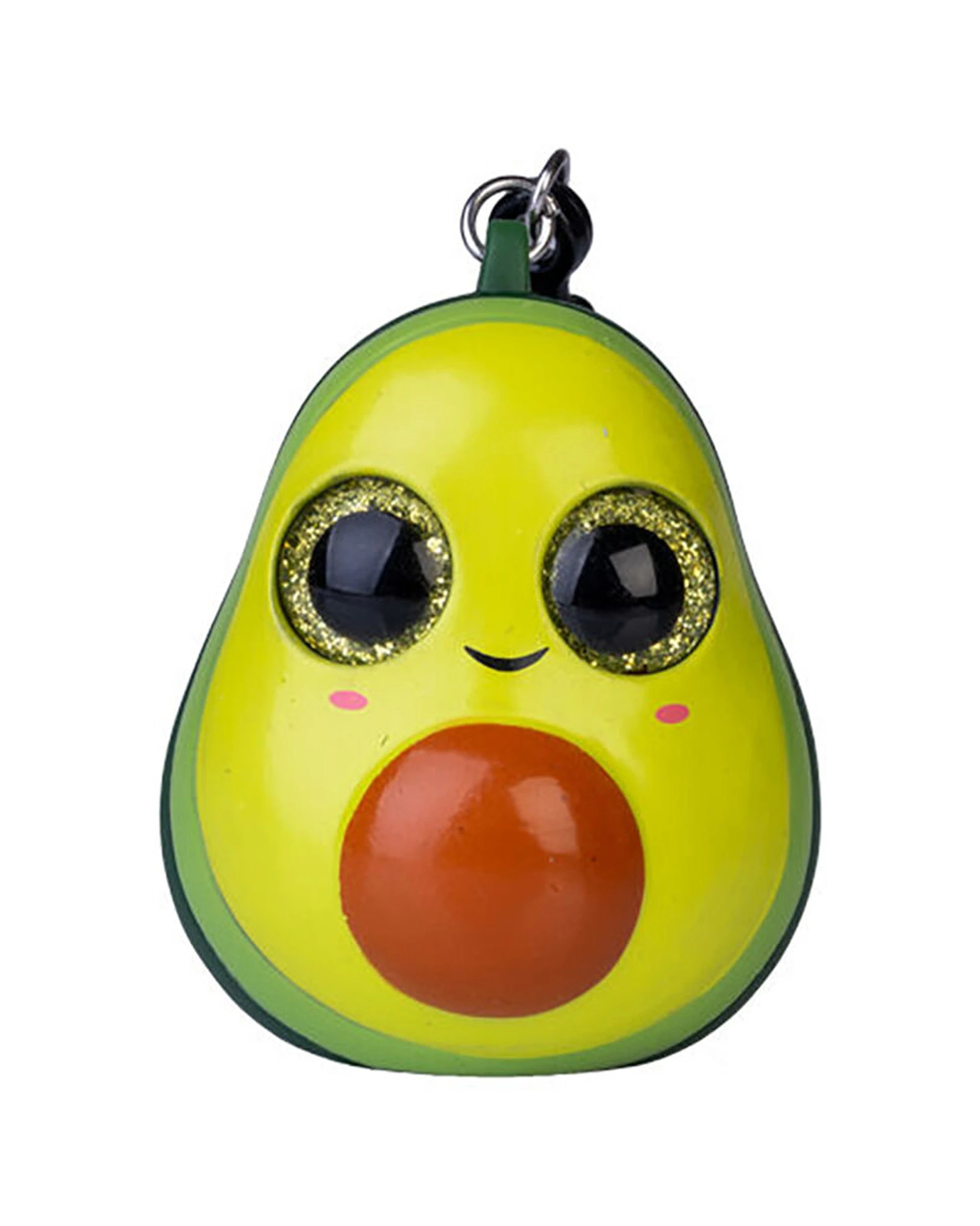 1 MDI Eye Popping Keychain Avocado Squeeze Fidget Toy 5.7x6cm - Multi, 1 of 3