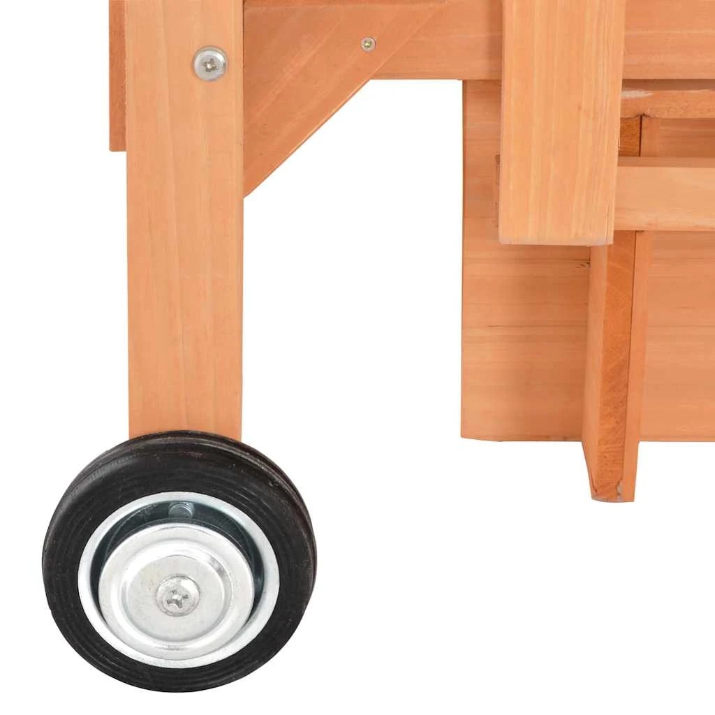 9 Vidaxl Playhouse With Sandbox Wooden Playhouse With Sandbox - Blue, 9 of 9