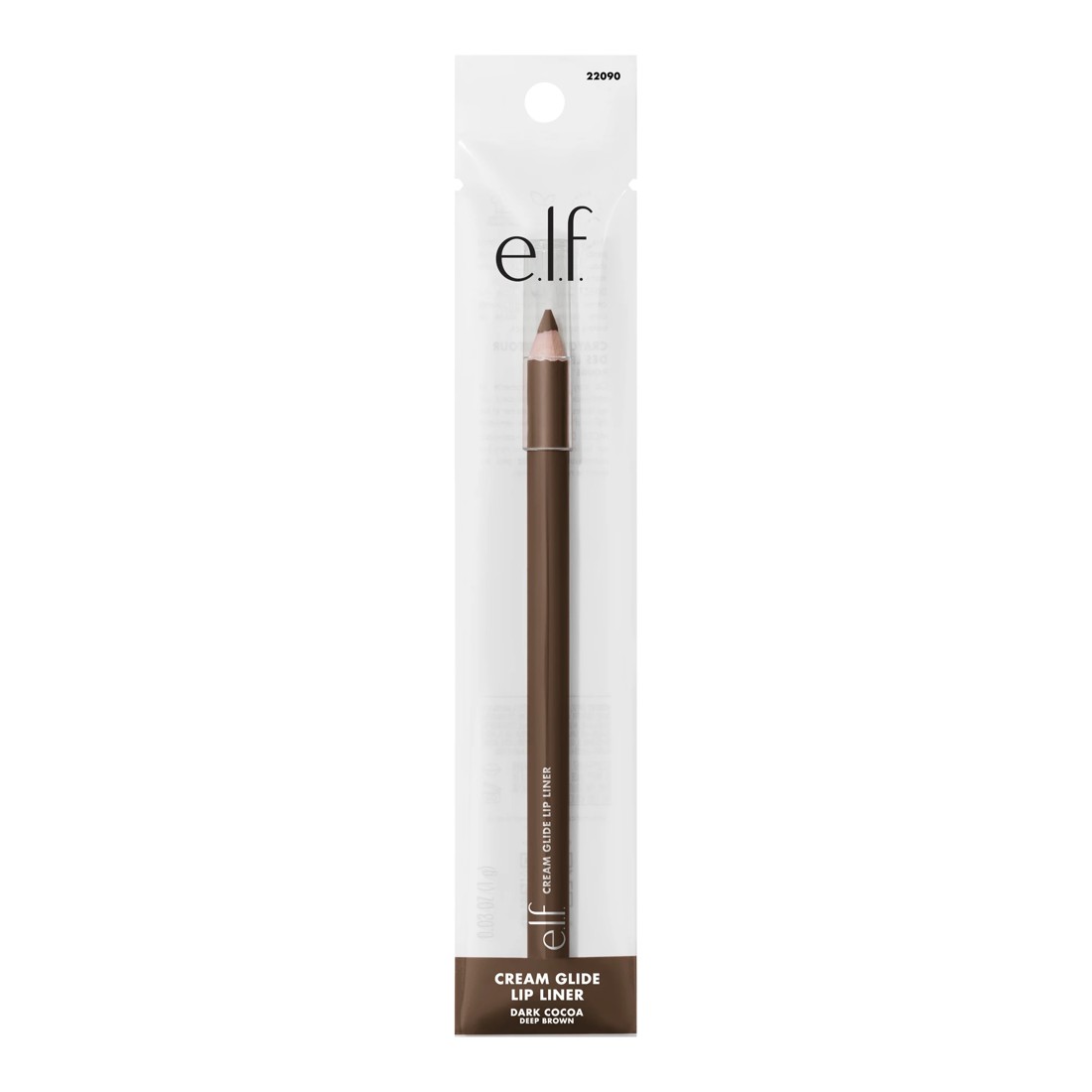 1 e.l.f. Cream Glide Lip Liner - Dark Cocoa, 1 of 8