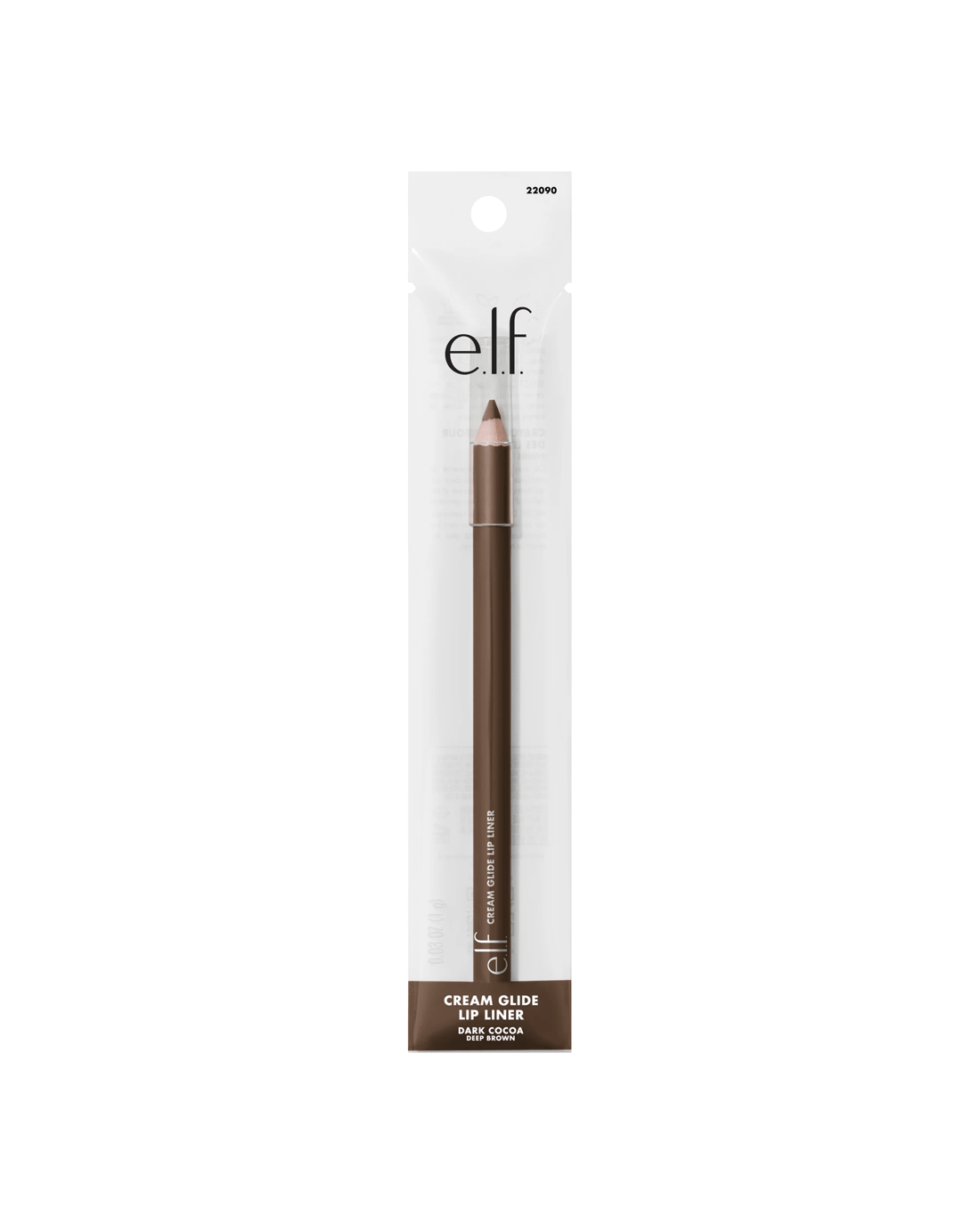 1 e.l.f. Cream Glide Lip Liner - Dark Cocoa, 1 of 8