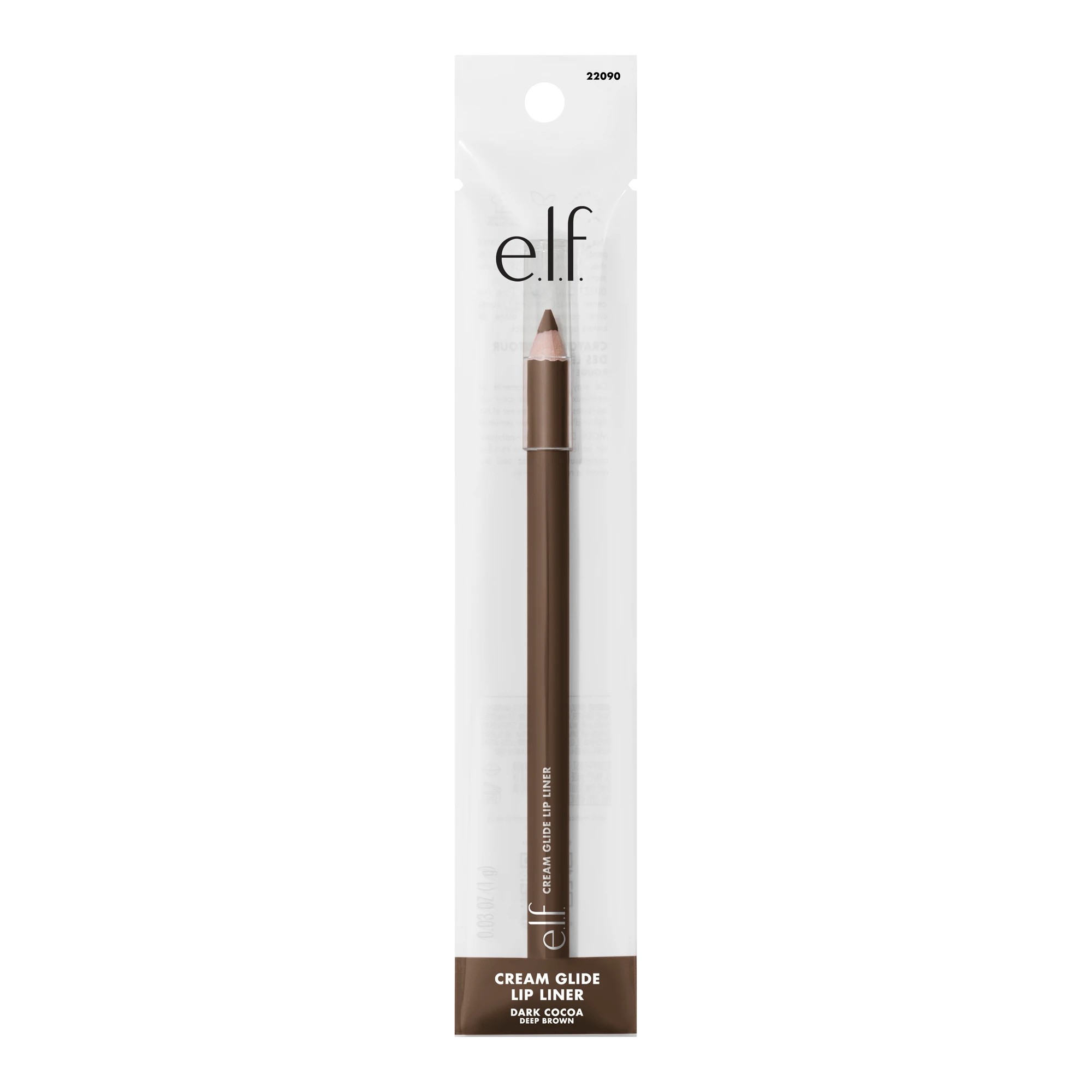1 e.l.f. Cream Glide Lip Liner - Dark Cocoa, 1 of 8