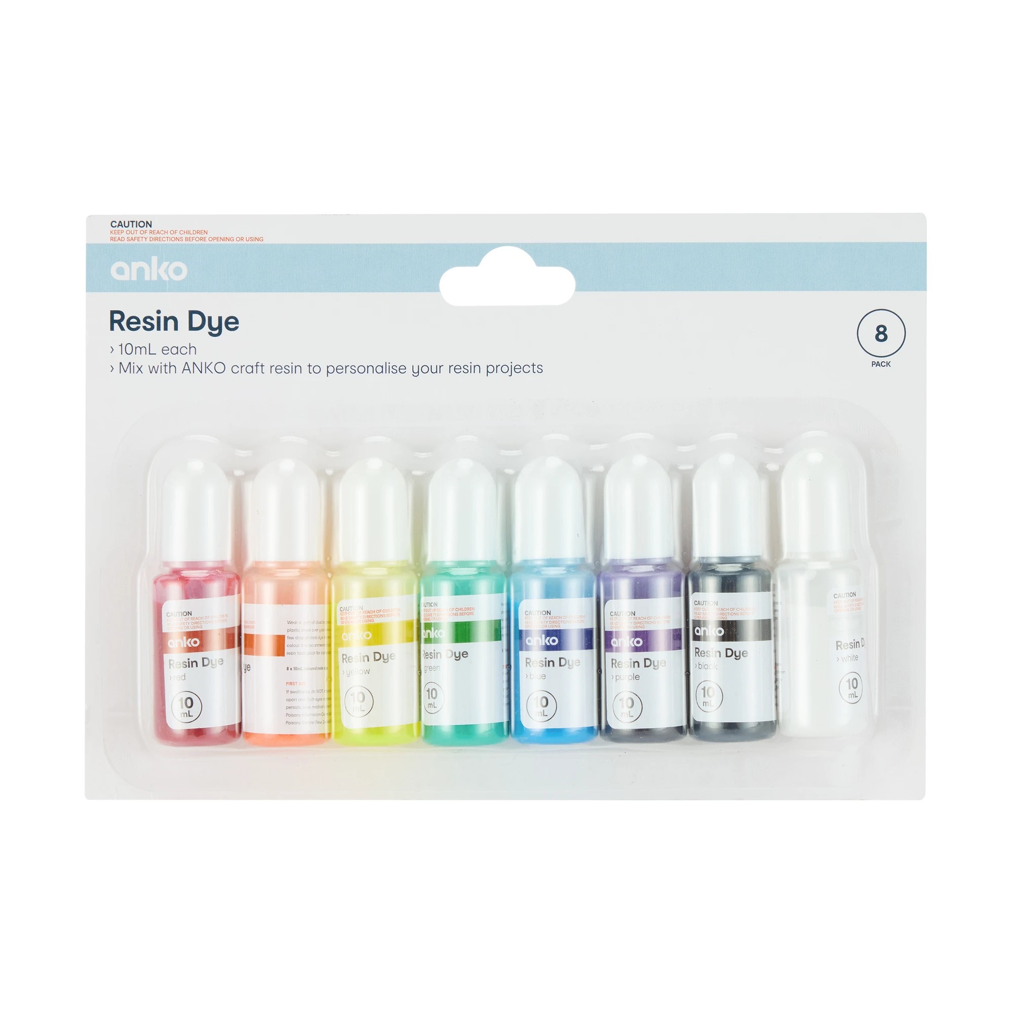 1 8 Pack Resin Dyes, 1 of 4