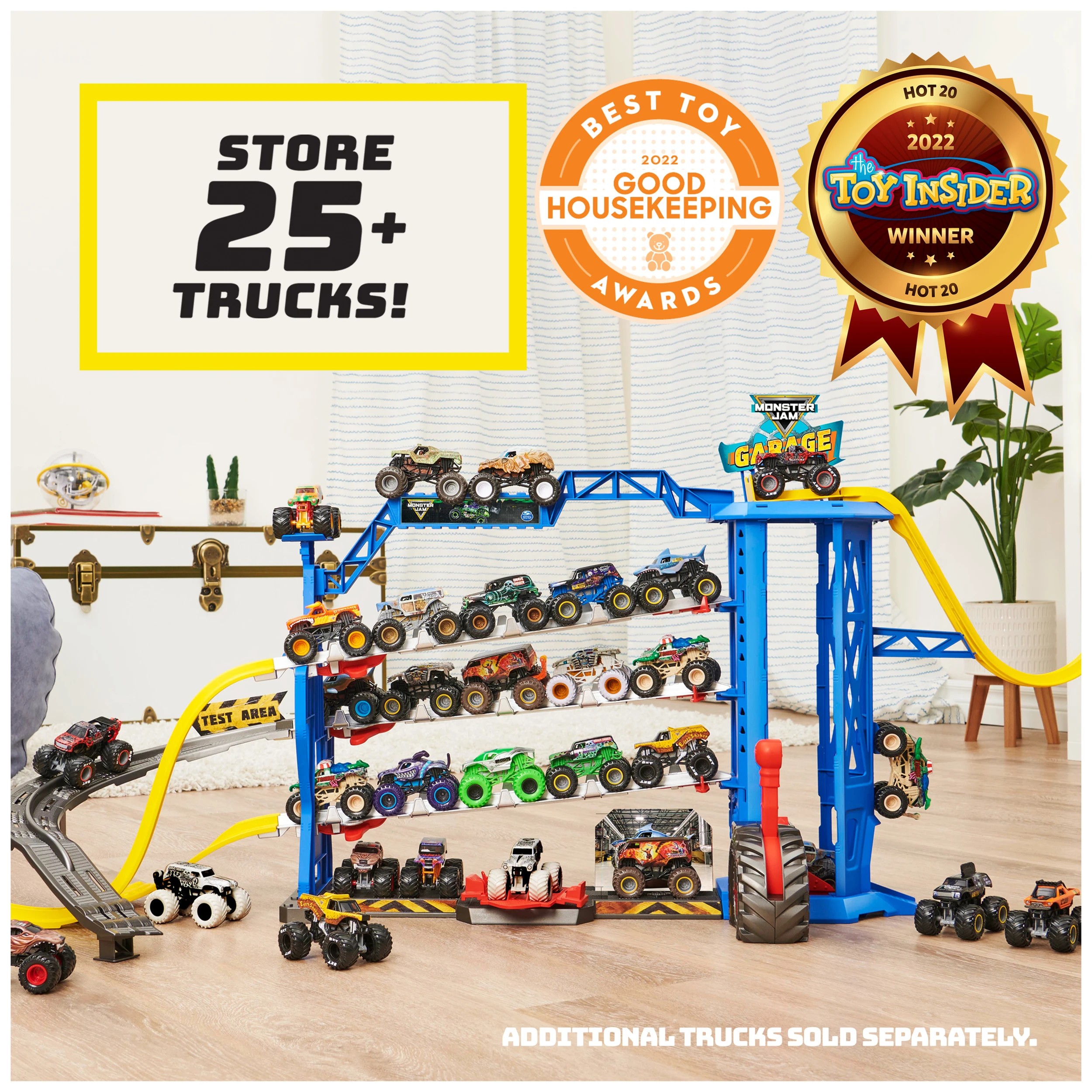 2 Monster Jam 1:64 Garage Playset - Multi, 2 of 9