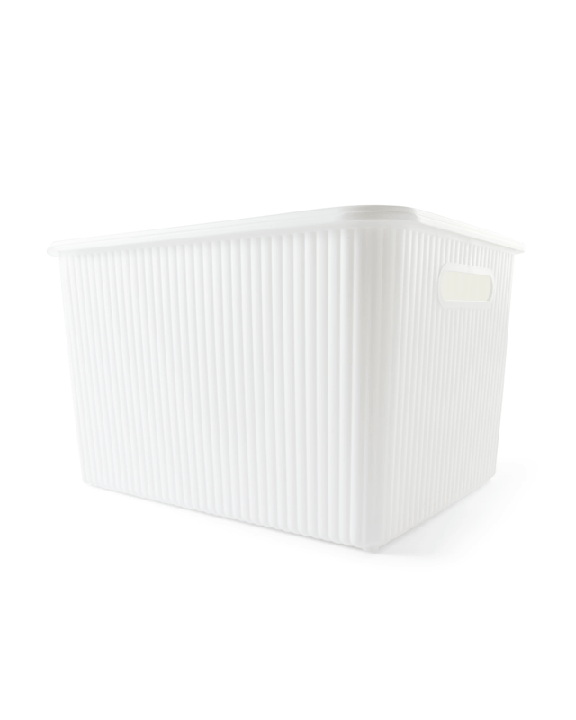 18L Ribbed Container - W