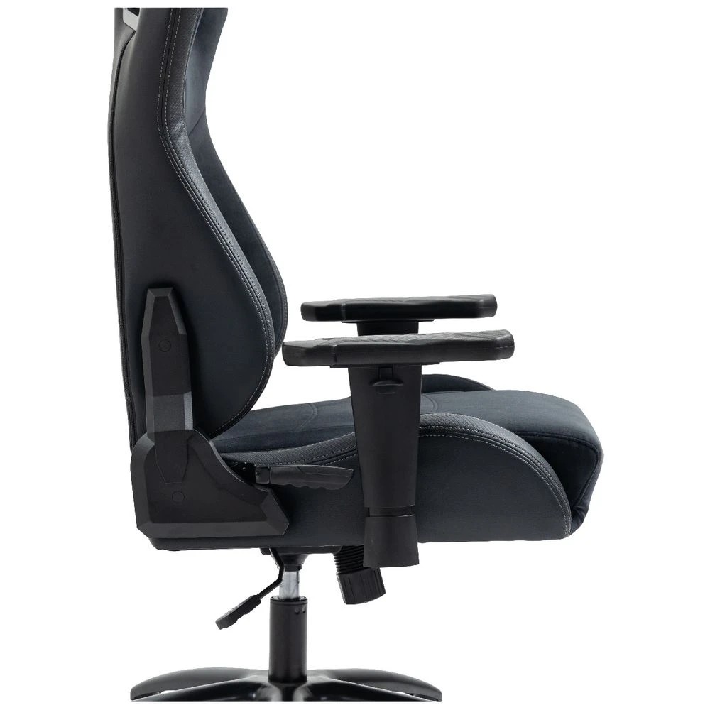 9 Typhoon Viper XL Gaming Chair Fabric Black Ergonomic Chairs and Desk Chairs, 9 of 10