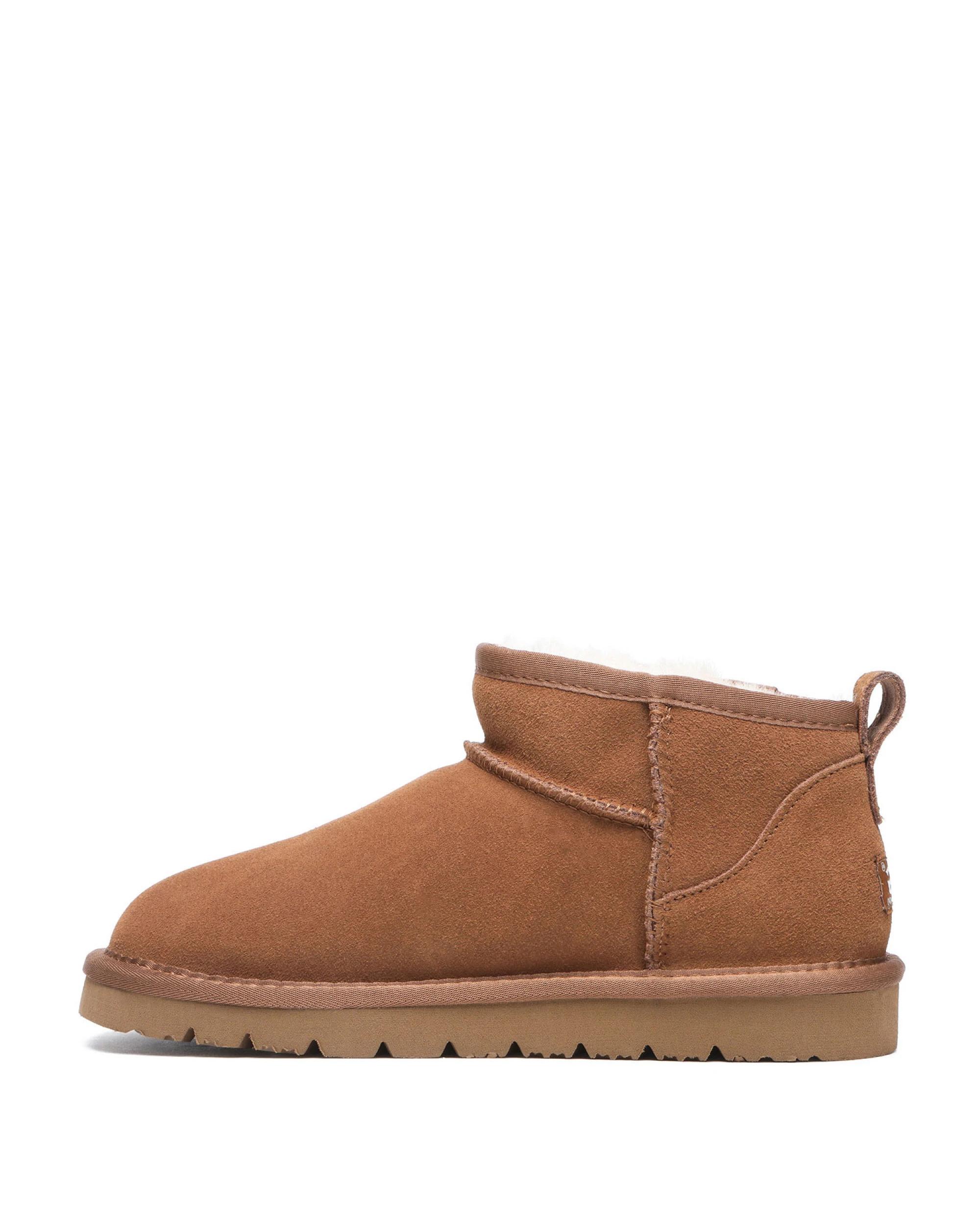 4 Australian Shepherd UGG Unisex Julia Cow Suede Boots CHESTNUT, 4 of 5