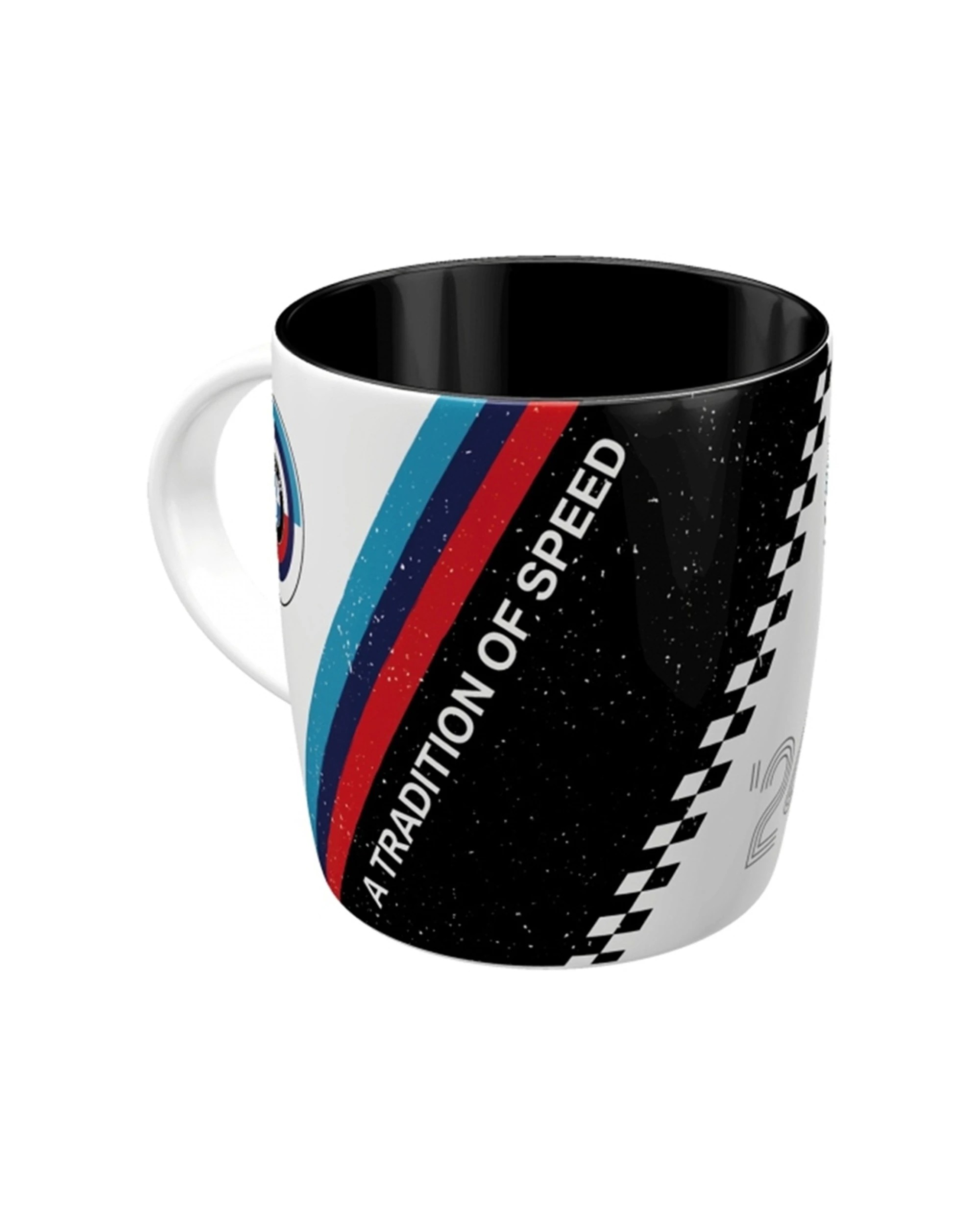 2 Nostalgic-Art 4PK Ceramic Mug 330ml Retro Design - BMW Motorsport Tradition Of Speed - Black, 2 of 5