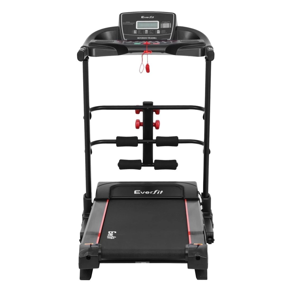 3 Everfit Treadmill Electric Home Gym Fitness Exercise Machine w/ Sit Up Bar - Black, 3 of 6