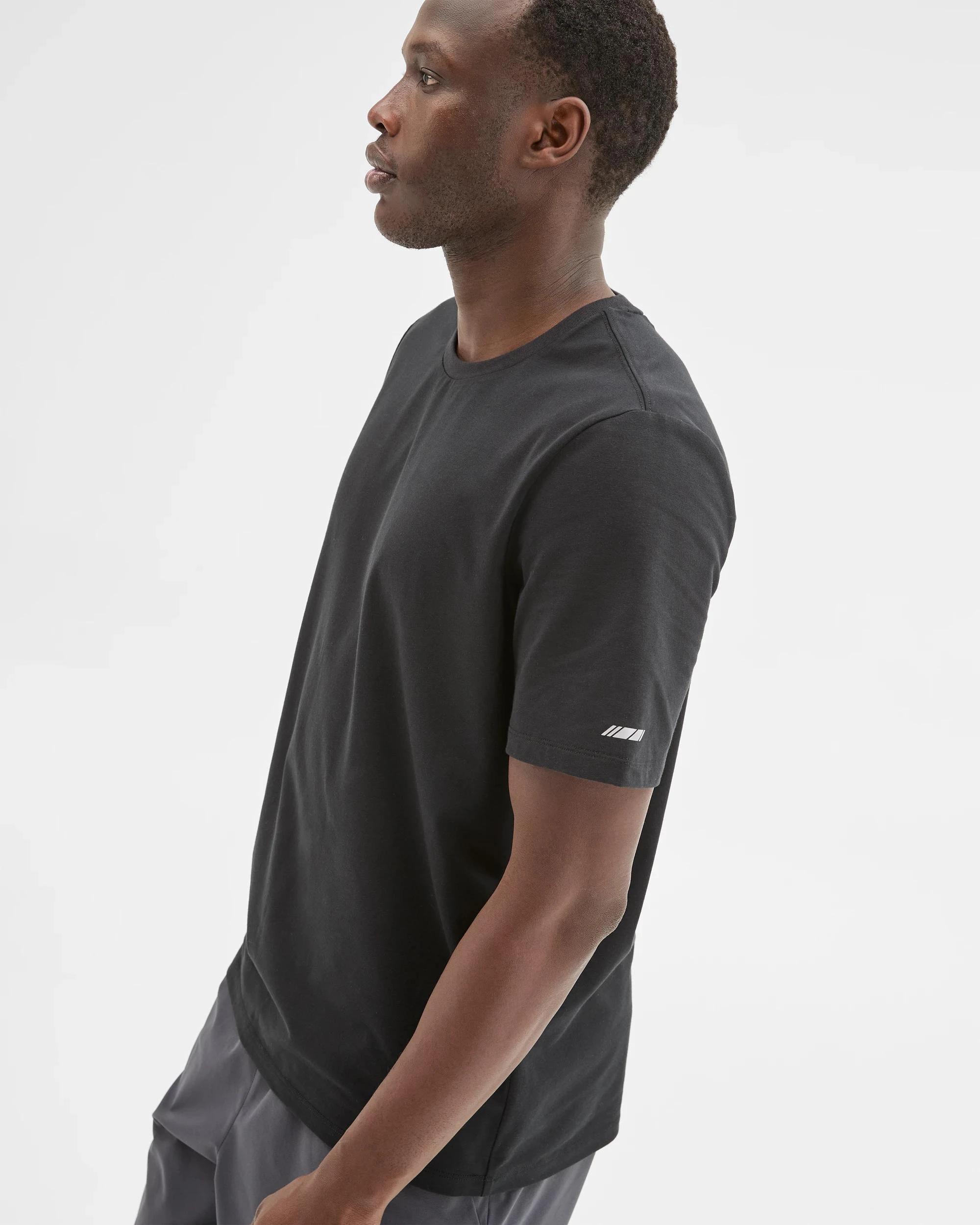 3 Target Active Australian Cotton Blend Active Training T-Shirt BLACK, 3 of 6