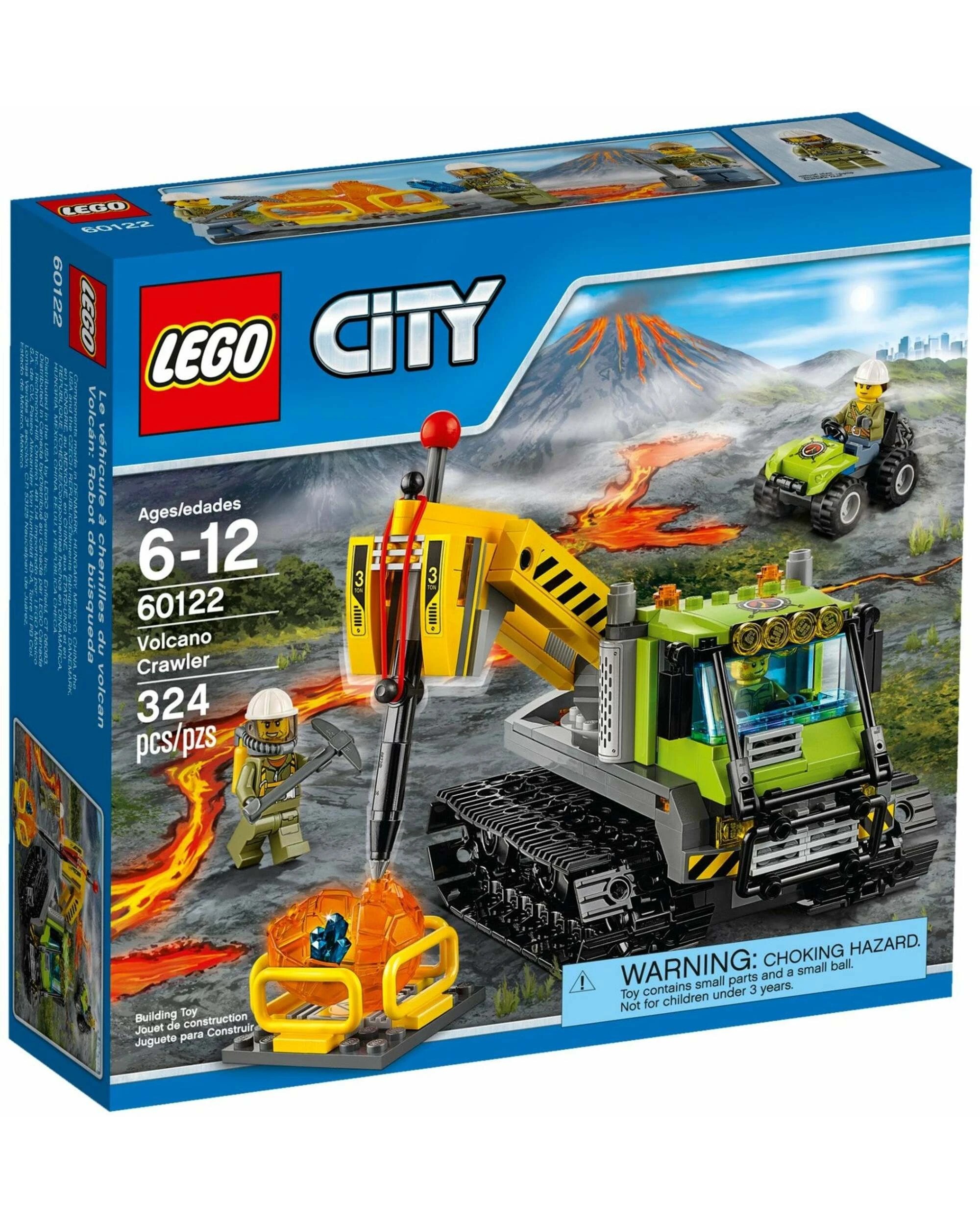 1 LEGO 60122 Volcano Crawler: Explore & Discover Crystals, 1 of 5