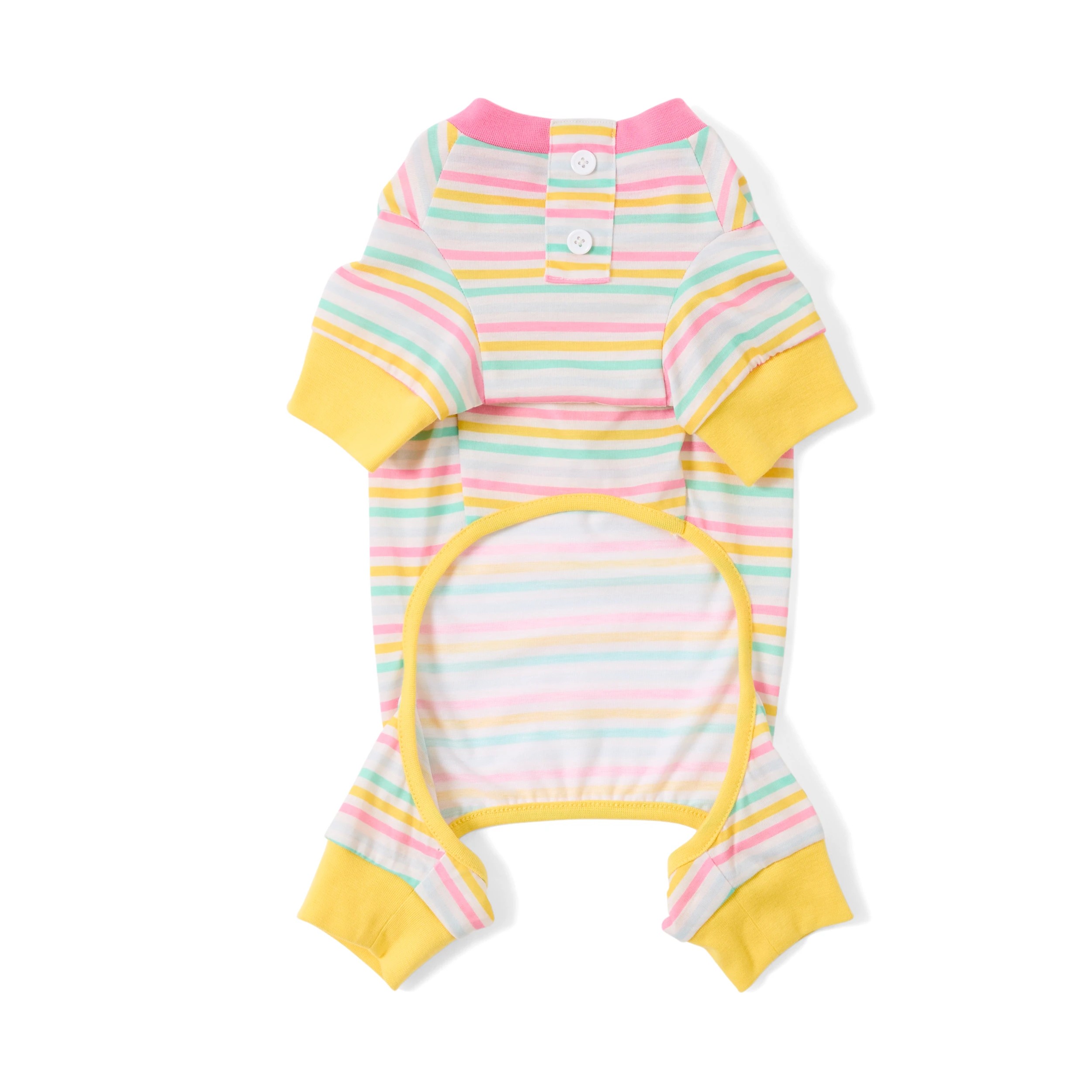 6 Pet Pyjamas Stripe - Large, Pink, 6 of 9